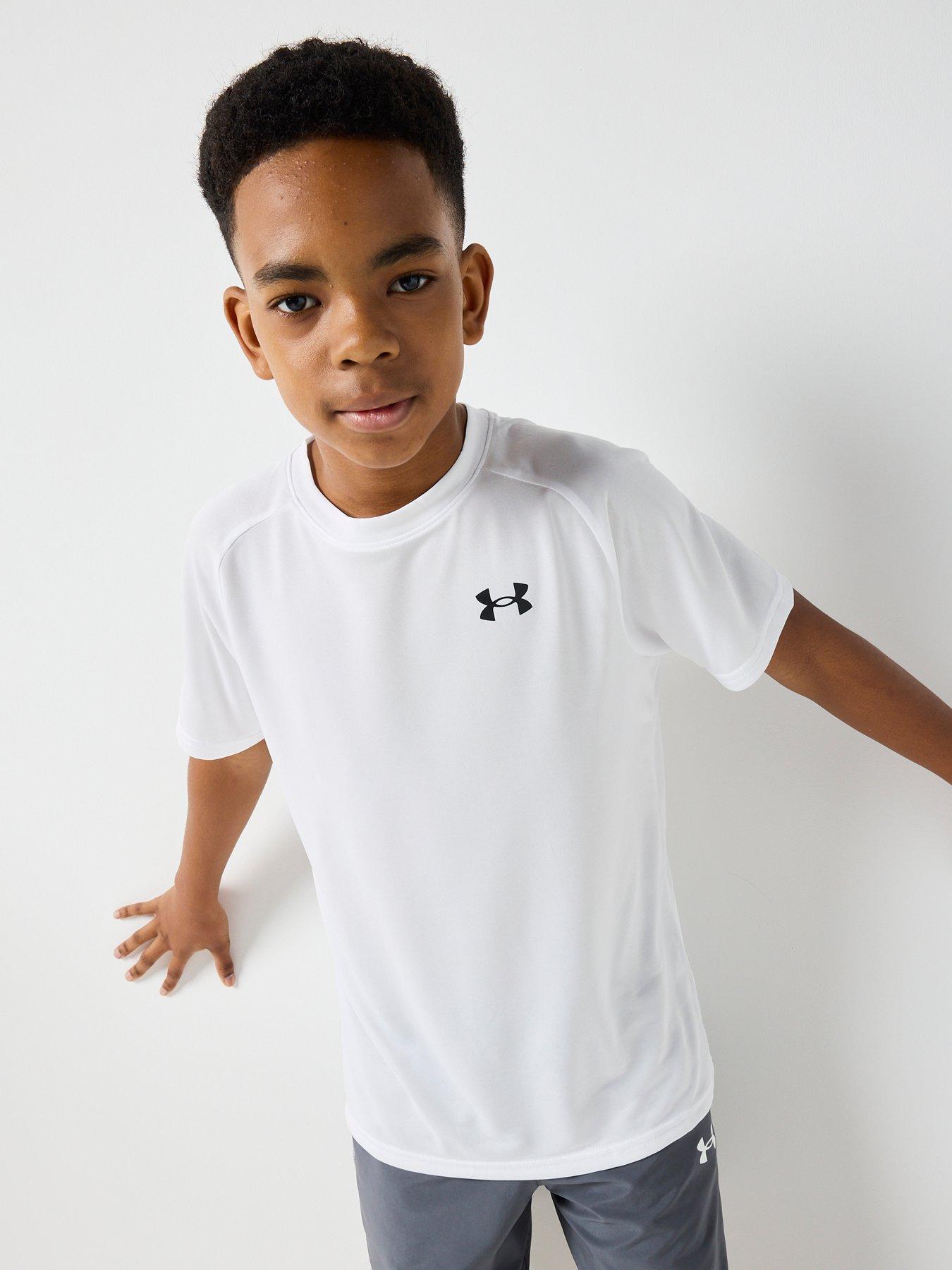 Image 5 of 6 of UNDER ARMOUR Junior Boys Training Tech 20 T-Shirt - White