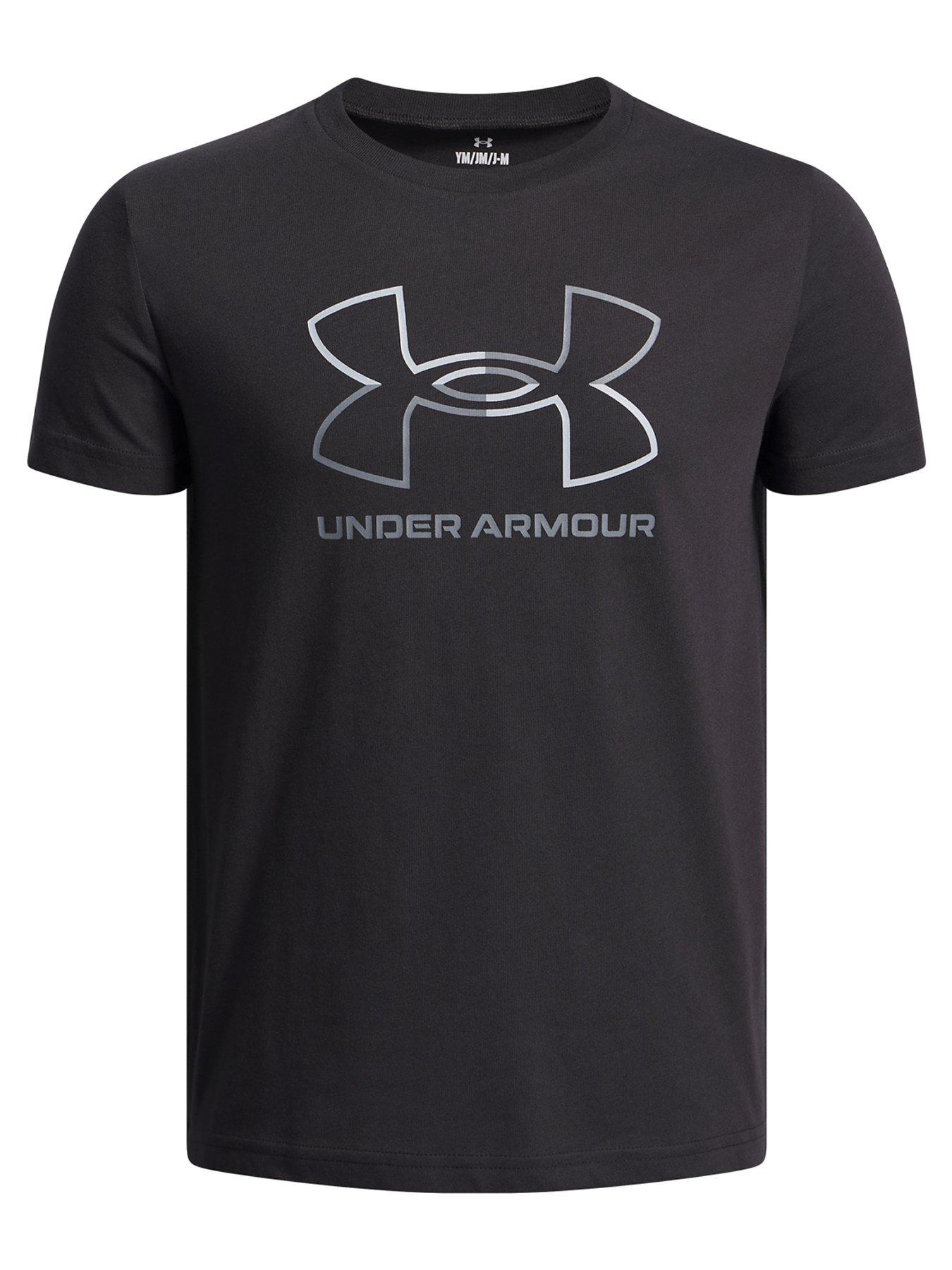 UNDER ARMOUR Junior Boys Training GL Foundation T-Shirt -  Black
