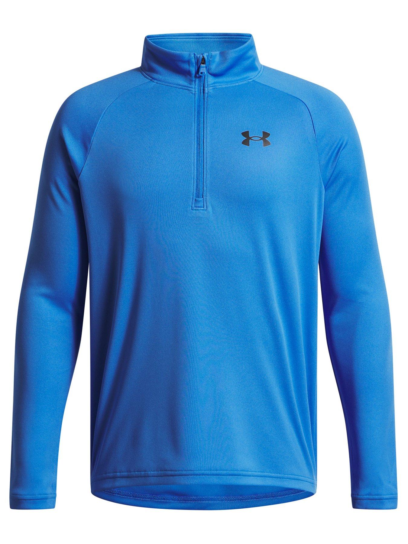 Image 1 of 2 of UNDER ARMOUR Junior Boys Training Tech 2.0 1/4 Zip Top - Blue