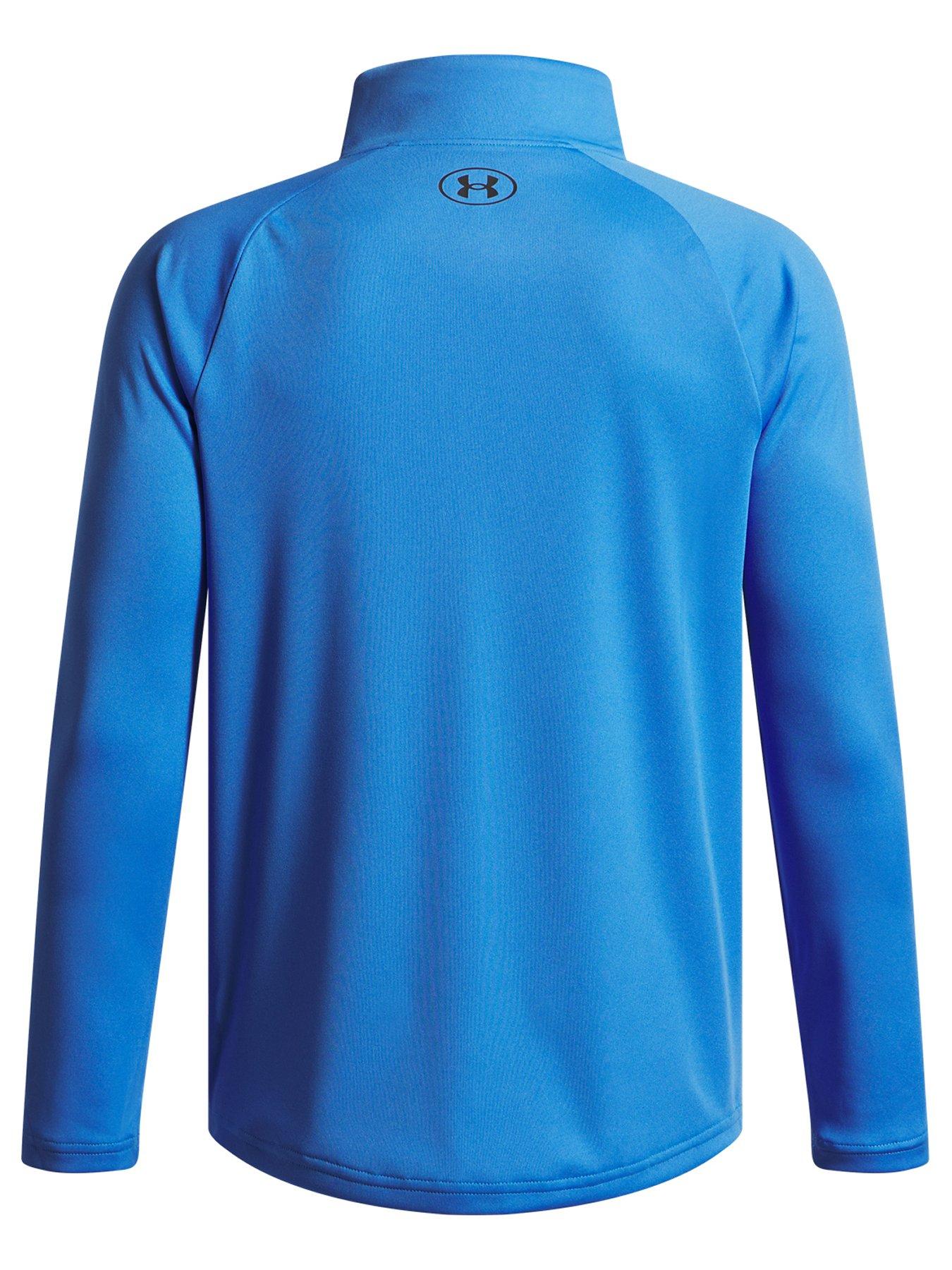 Image 2 of 2 of UNDER ARMOUR Junior Boys Training Tech 2.0 1/4 Zip Top - Blue