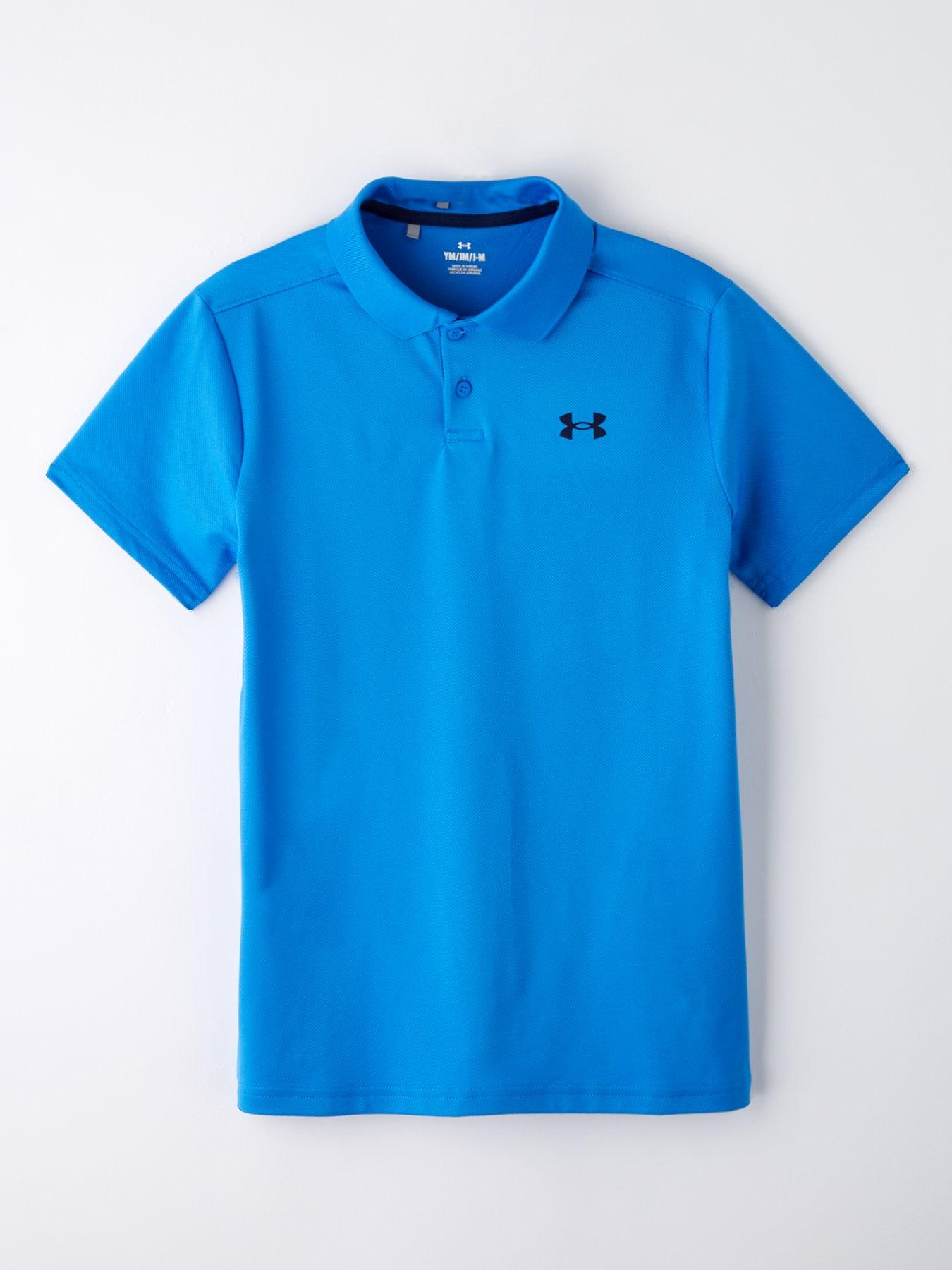 UNDER ARMOUR Junior Boys Golf Matchplay Polo - Blue | Littlewoods