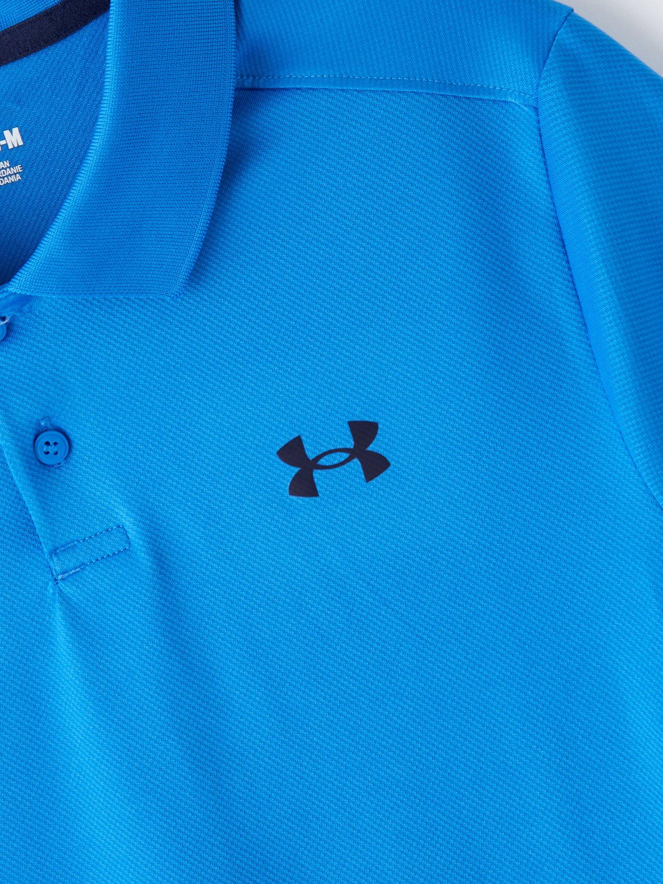 Image 3 of 4 of UNDER ARMOUR Junior Boys Golf Matchplay Polo - Blue