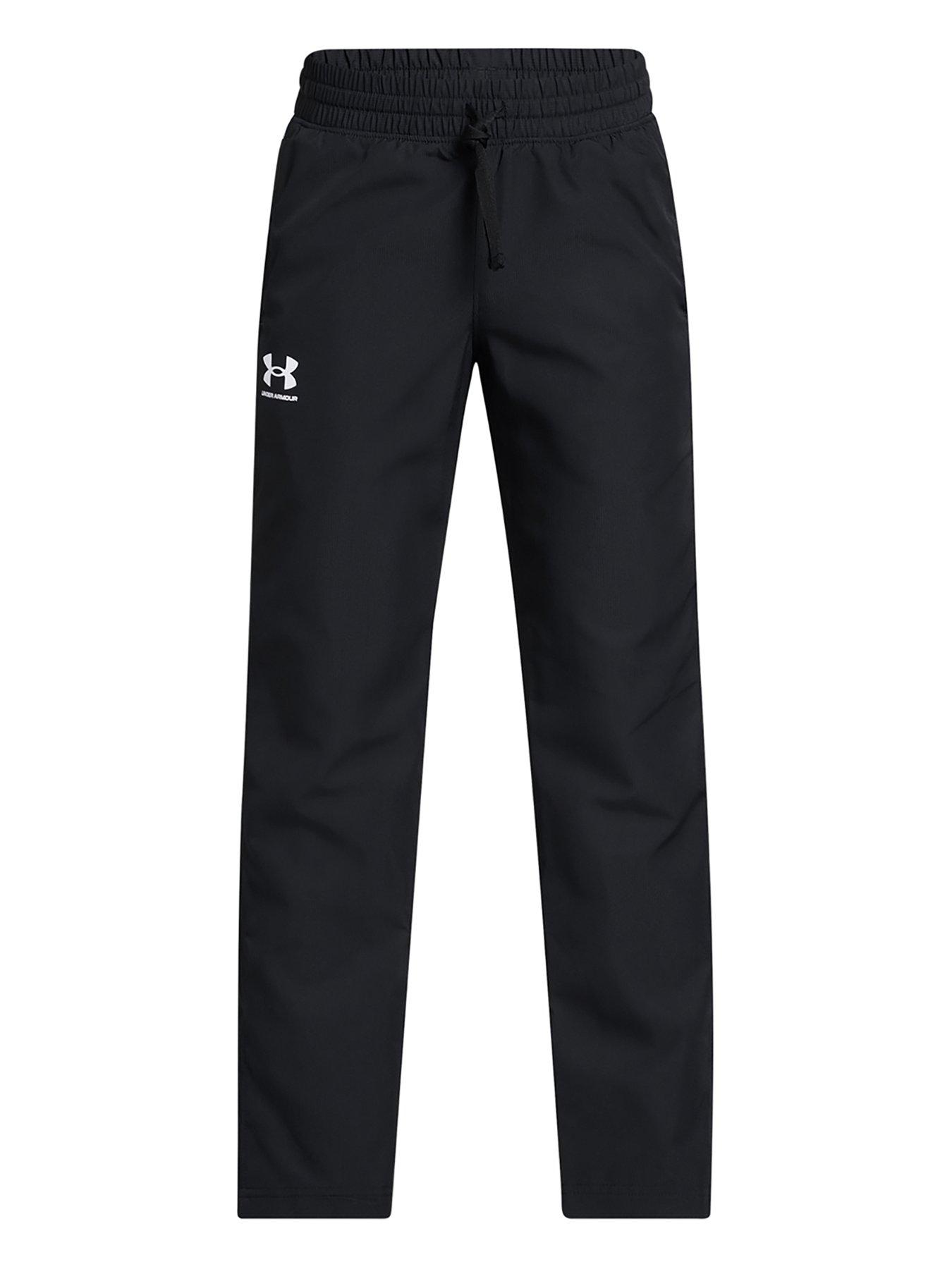 undefined Junior Boys Training Rival Woven Pants - Black/white