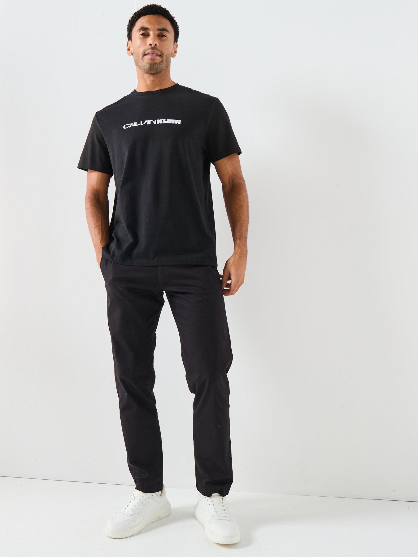 Image 6 of 6 of Calvin Klein Jeans Back Block Graphic T-Shirt - Black