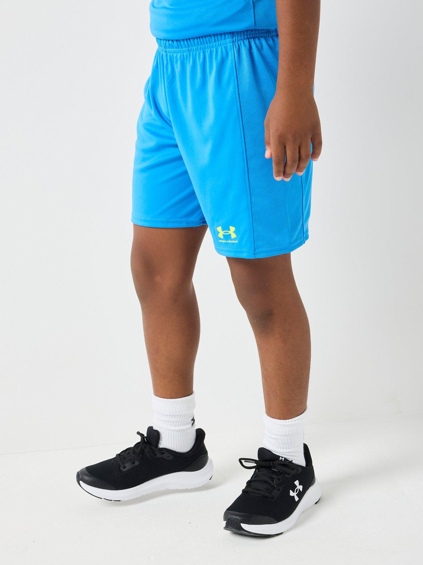 UNDER ARMOUR Junior Boys Challenger Knit Shorts - Blue