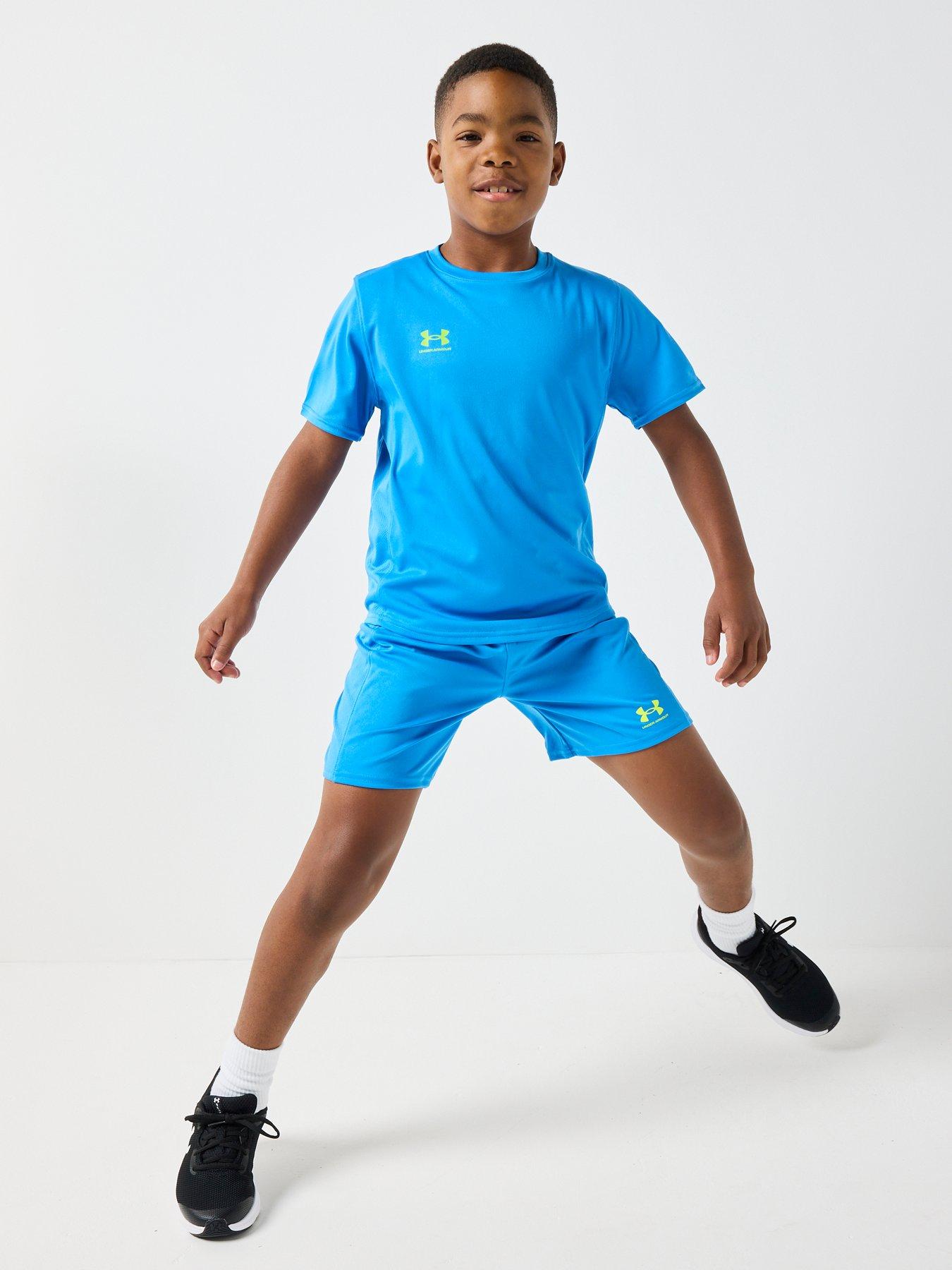 Image 3 of 5 of UNDER ARMOUR Junior Boys Challenger Knit Shorts - Blue