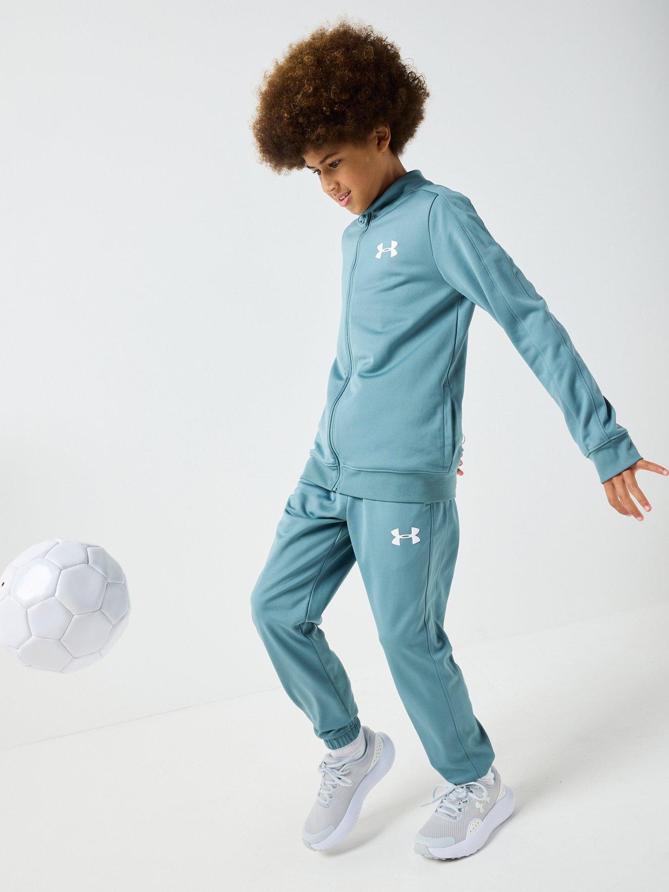 Image 1 of 5 of UNDER ARMOUR Junior Boys Training Rival Knit Tracksuit - Green