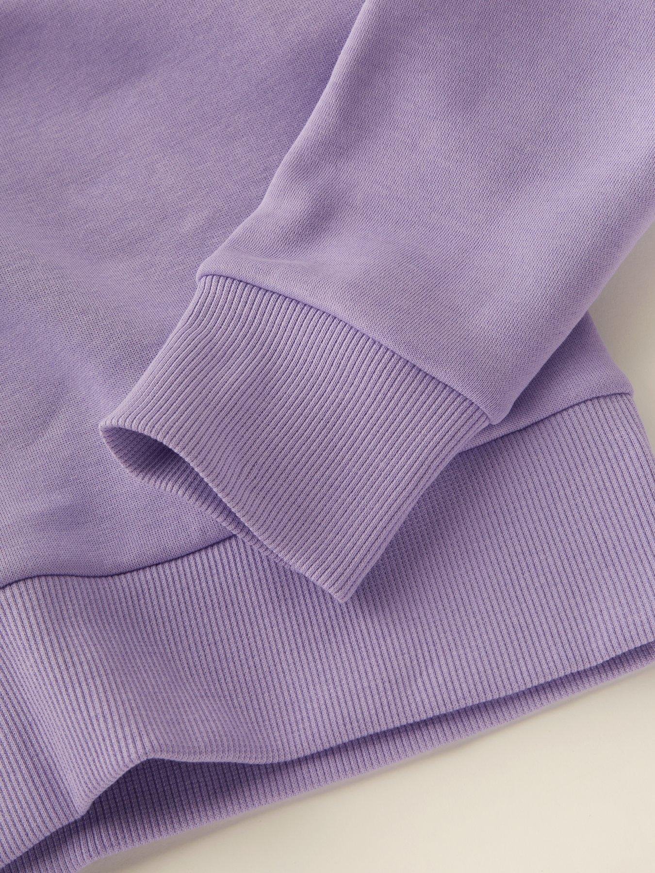  image of under-armour-junior-girls-training-rival-fleece-hoodie-purple