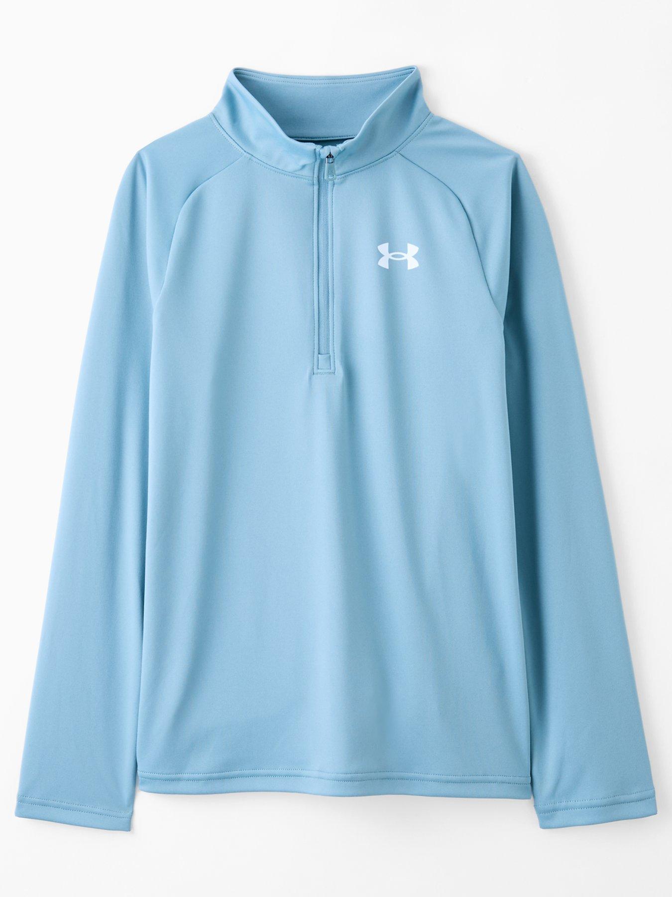 Image 1 of 4 of UNDER ARMOUR Junior Boys Training Tech 2.0 1/2 Zip Top - Green