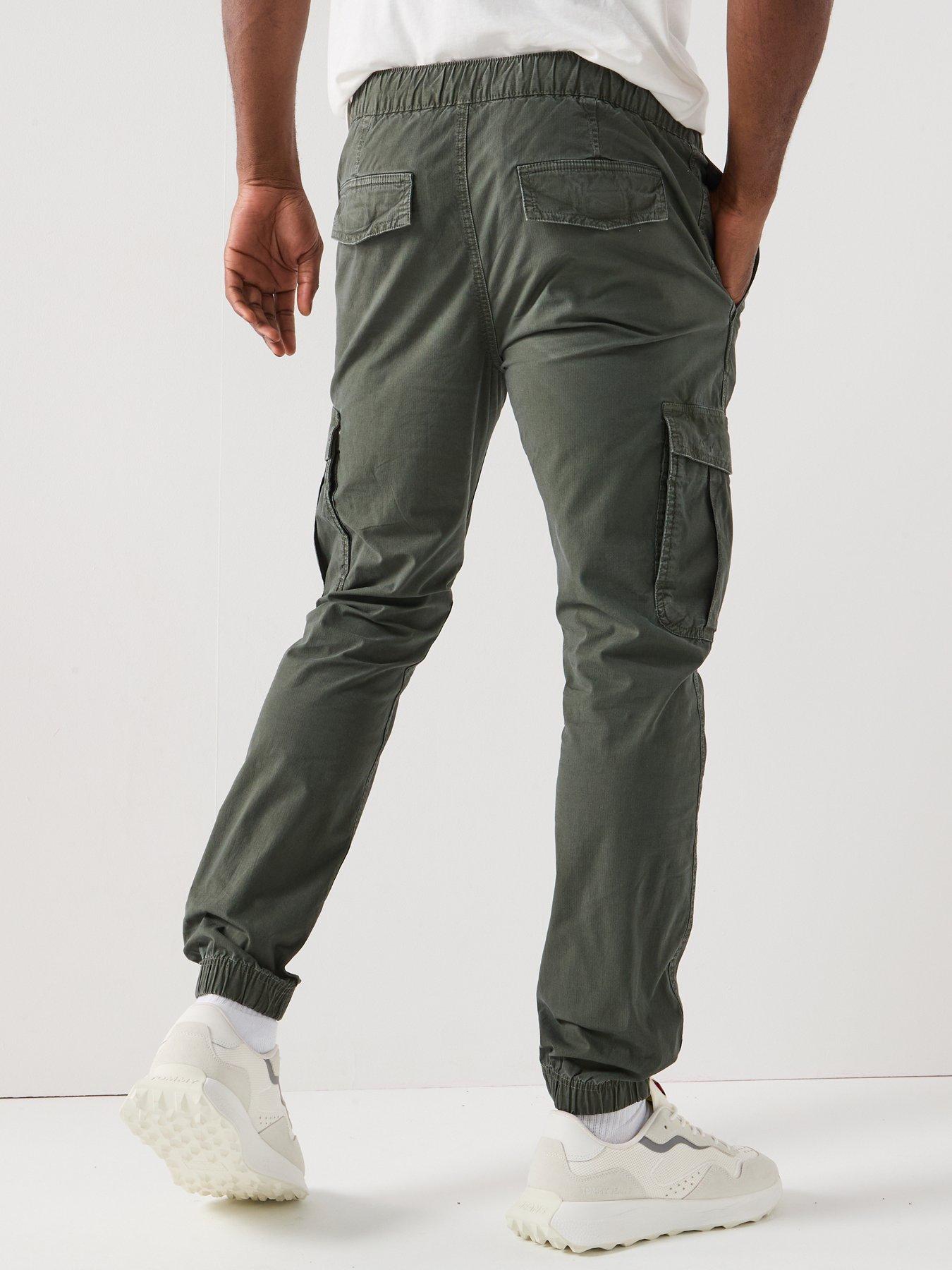 Image 2 of 5 of Tommy Jeans Scanton Cuffed Cargo Pants - Green