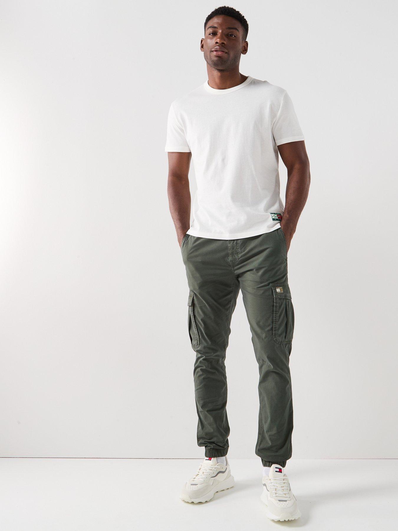 Image 3 of 5 of Tommy Jeans Scanton Cuffed Cargo Pants - Green