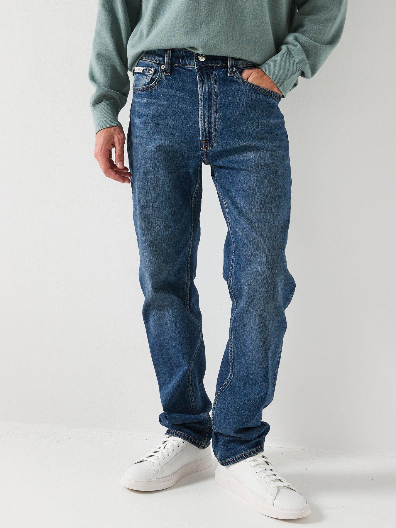 Calvin Klein Jeans Standard Straight Jeans - Dark Blue