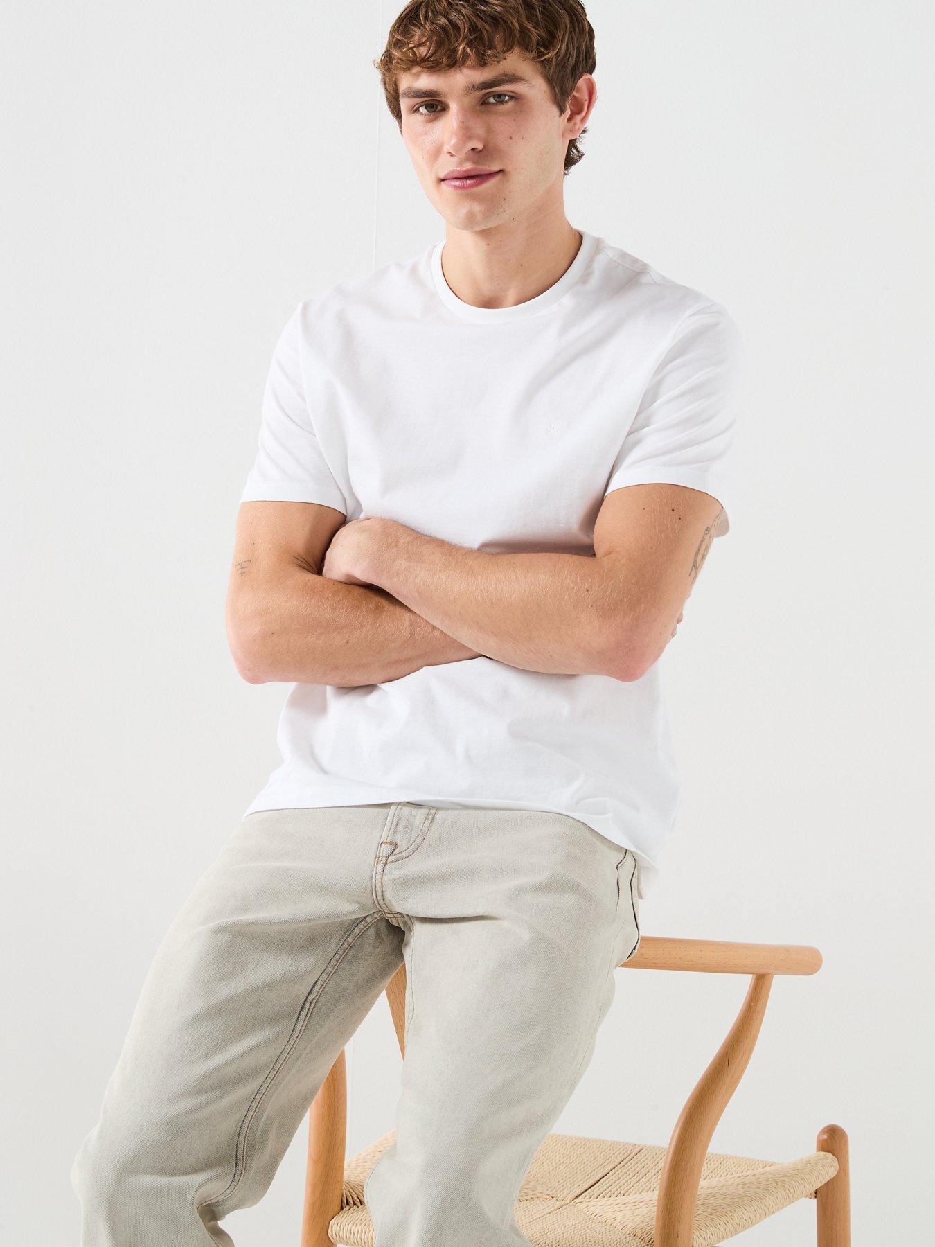  image of calvin-klein-jeans-standard-straight-jeans-light-grey