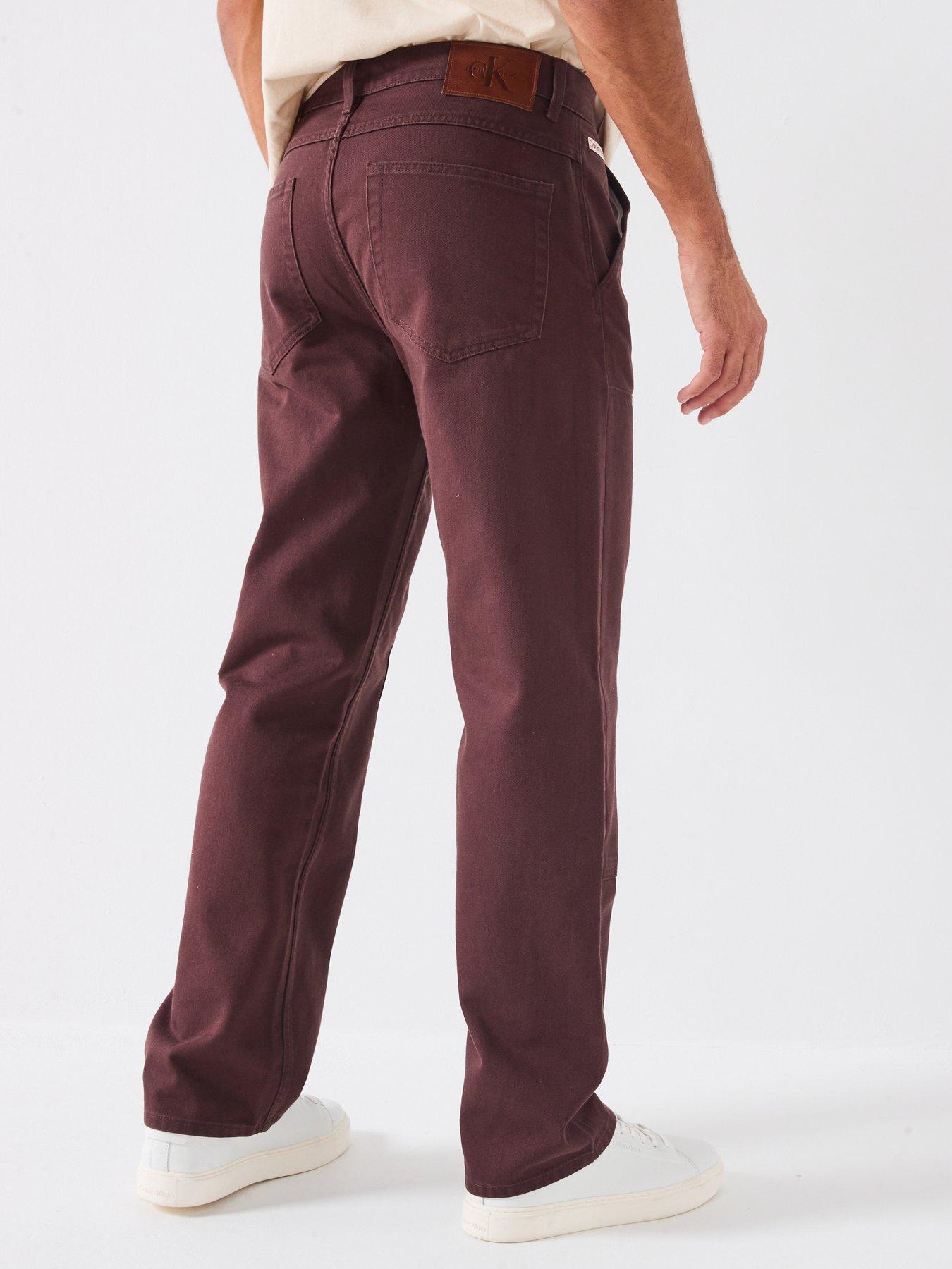  image of calvin-klein-jeans-loose-fit-carpenter-dark-brown
