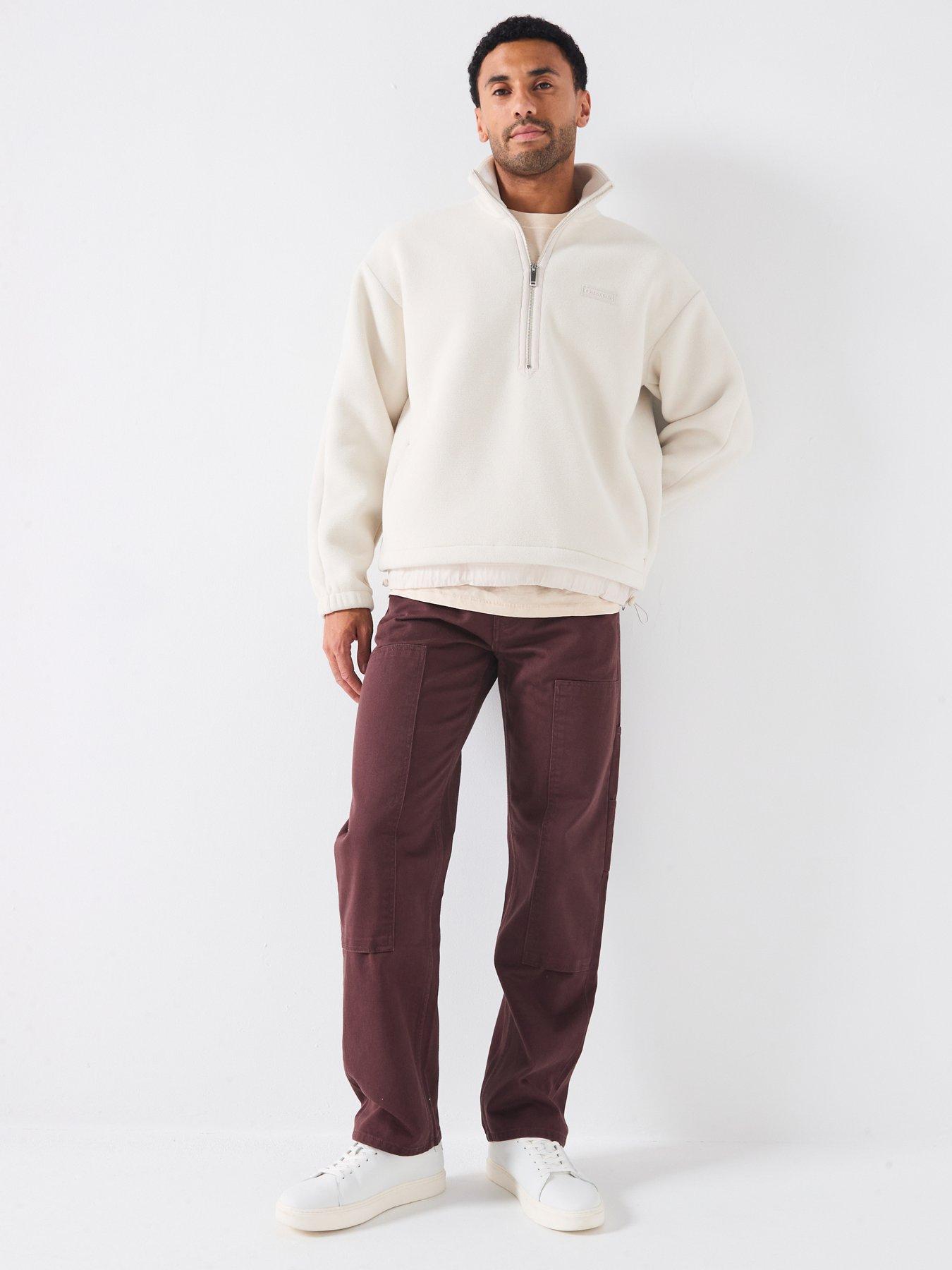  image of calvin-klein-jeans-loose-fit-carpenter-dark-brown