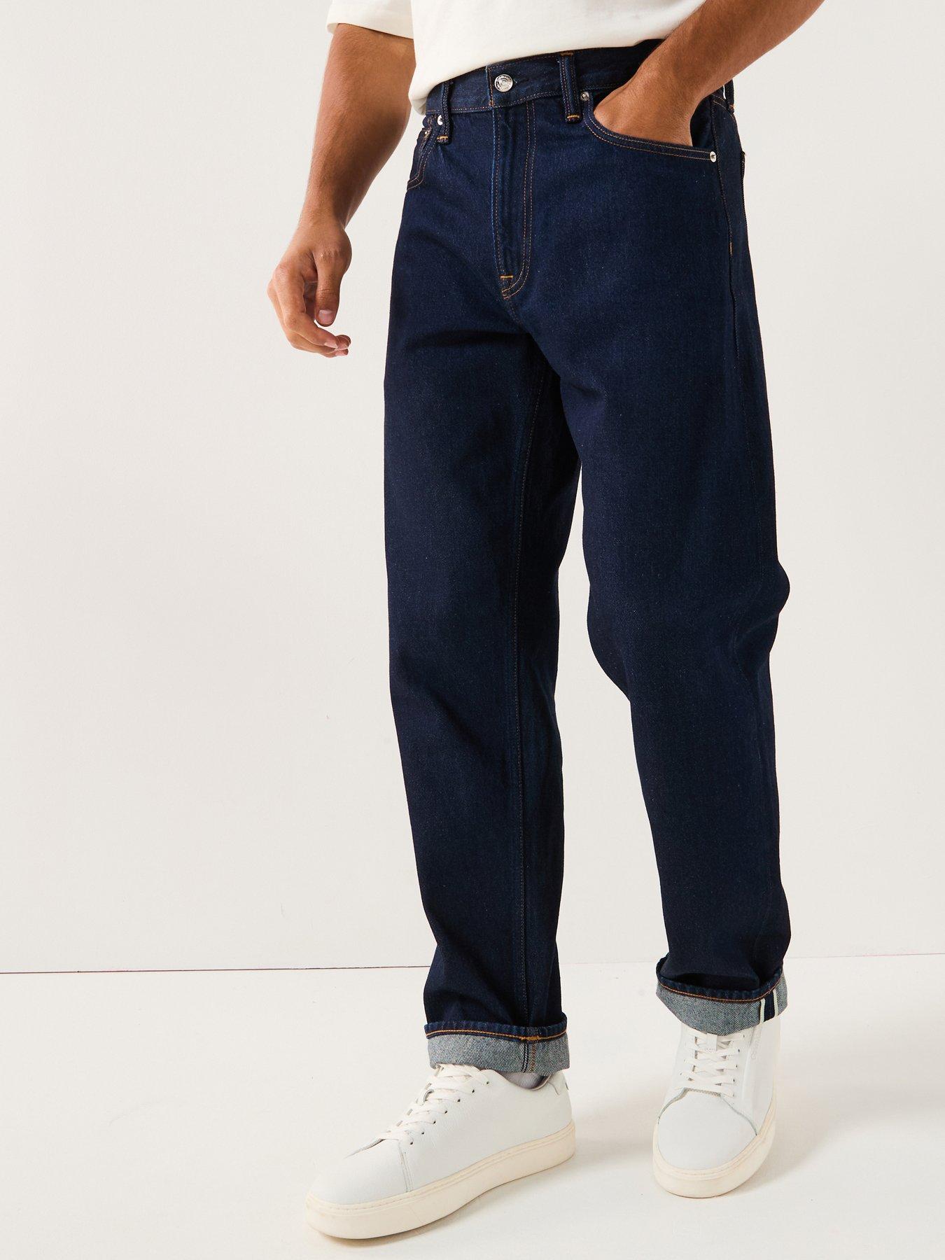 undefined 5 Pocket 90S Tapered Selvedge - Dark Blue