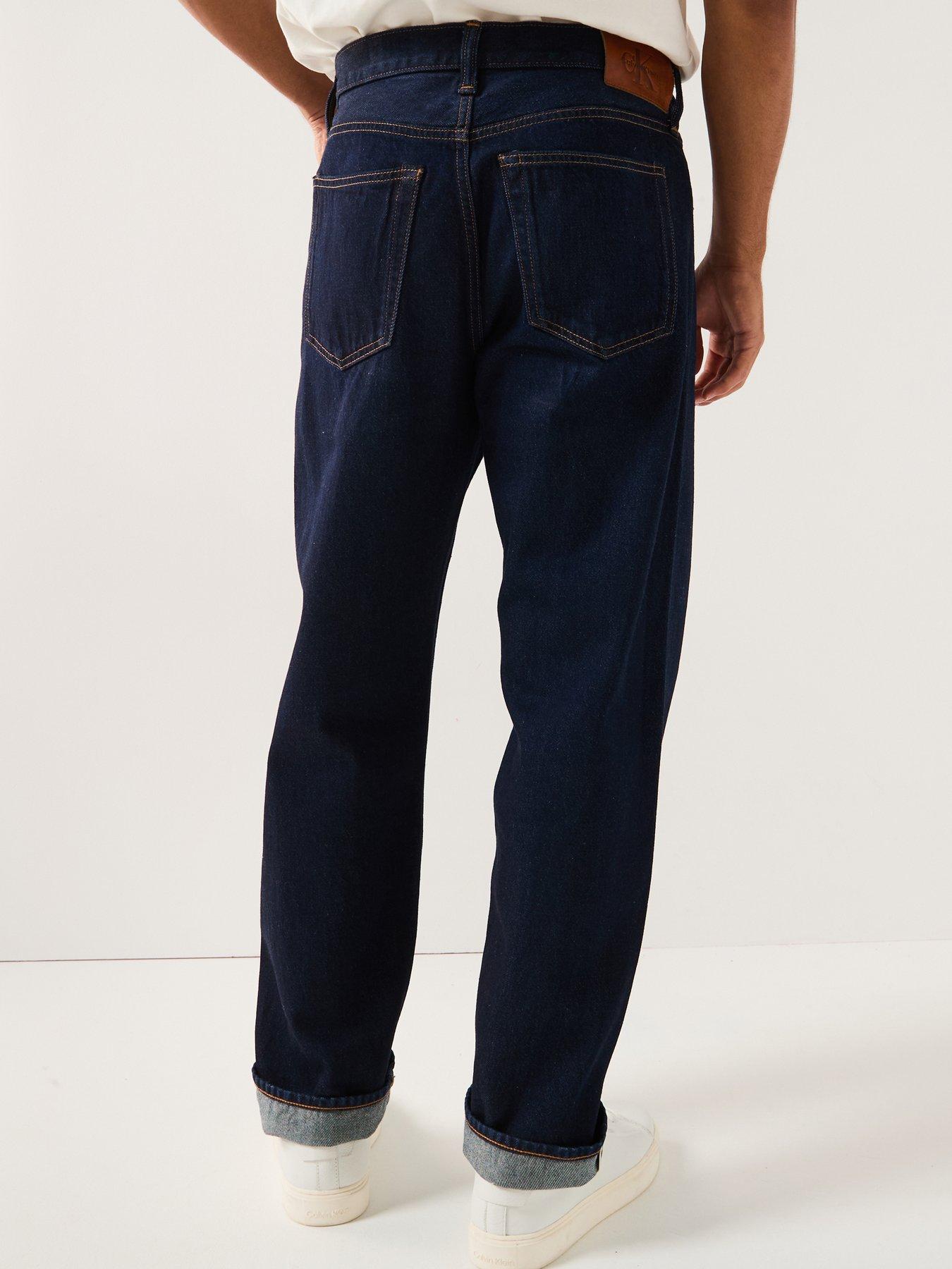 Image 2 of 6 of Calvin Klein Jeans 5 Pocket 90S Tapered Selvedge - Dark Blue