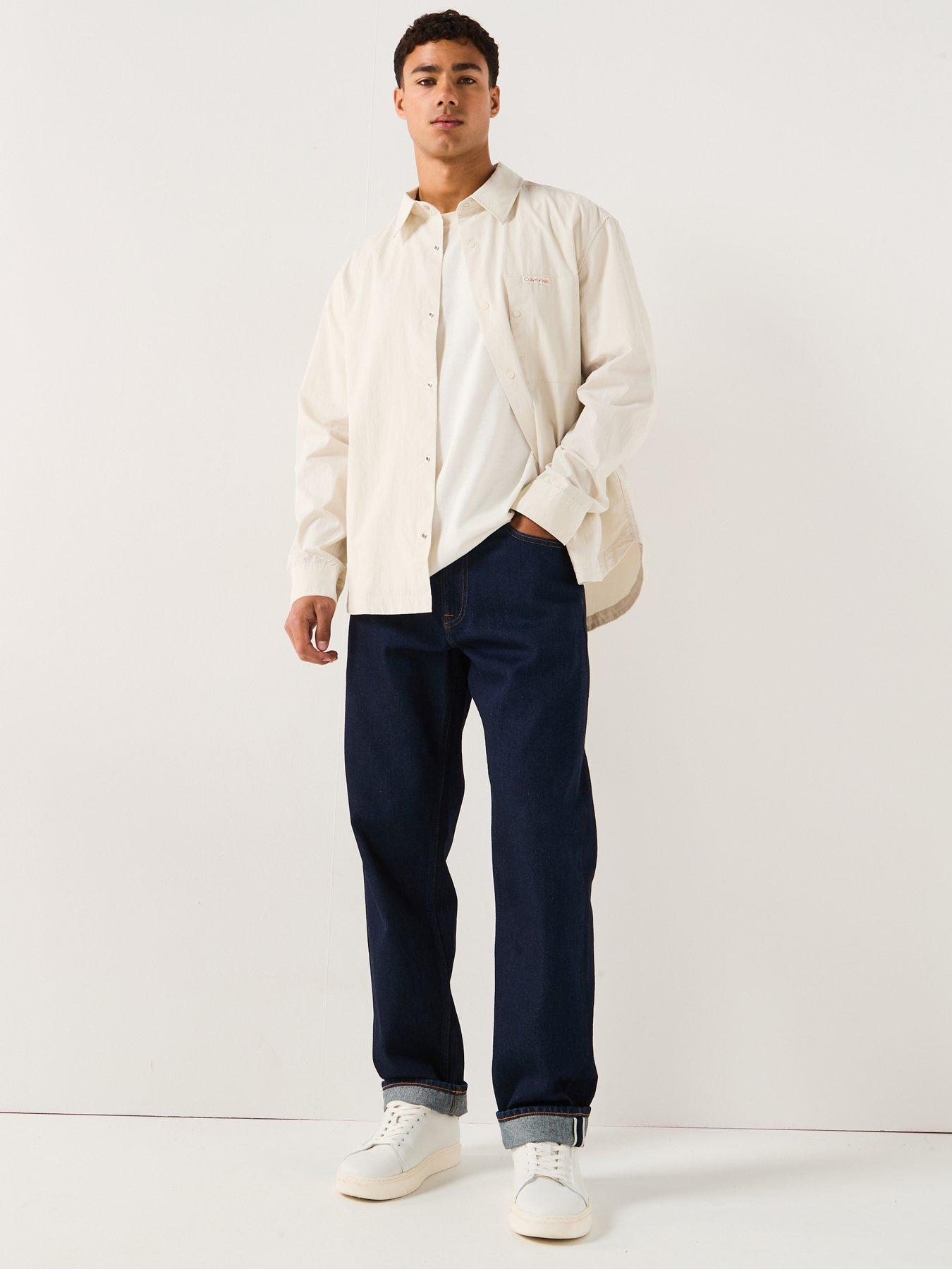 Image 3 of 6 of Calvin Klein Jeans 5 Pocket 90S Tapered Selvedge - Dark Blue