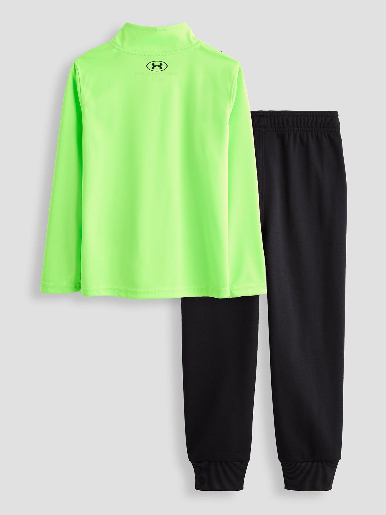  image of under-armour-boys-14-zip-tech-set-yellow