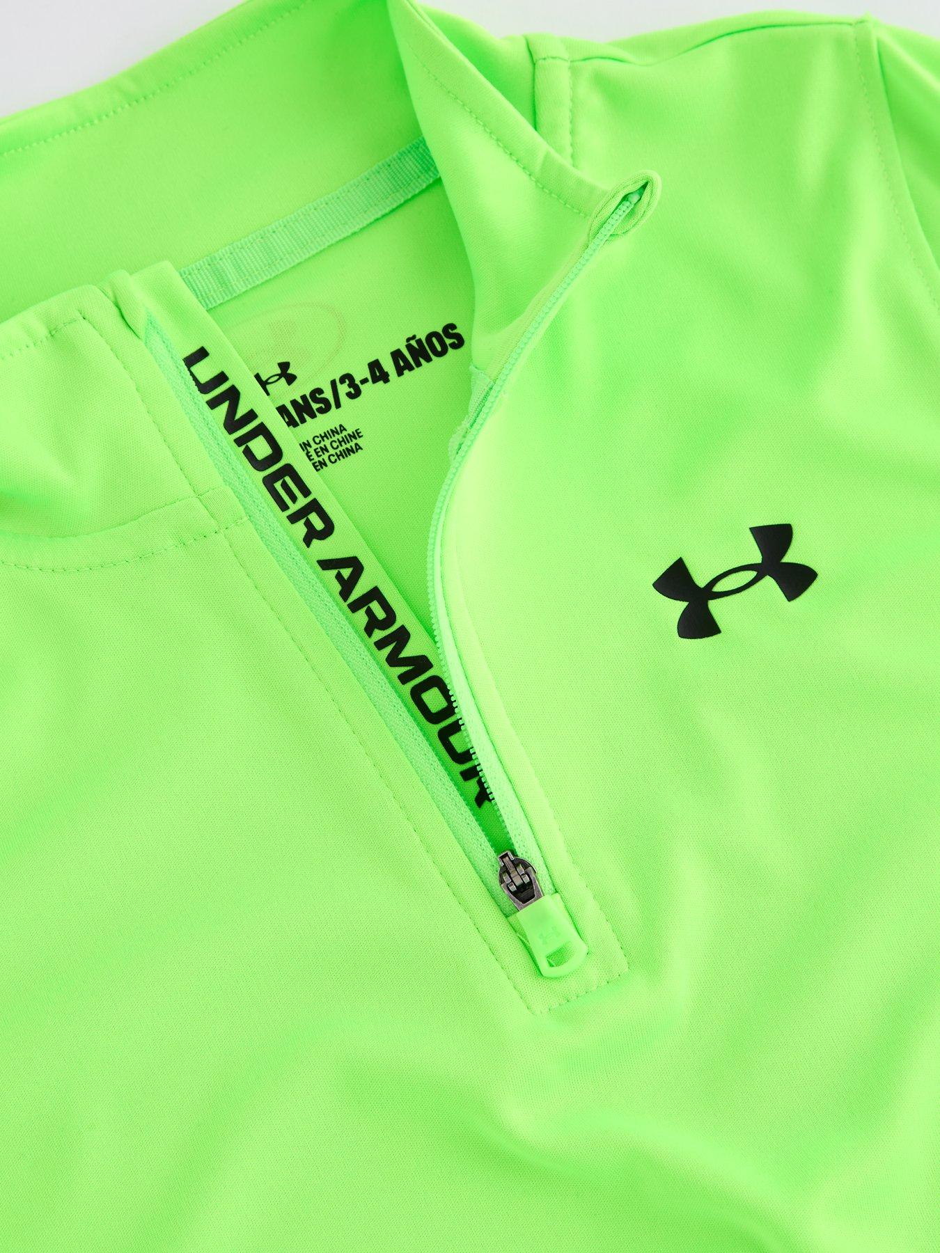  image of under-armour-boys-14-zip-tech-set-yellow