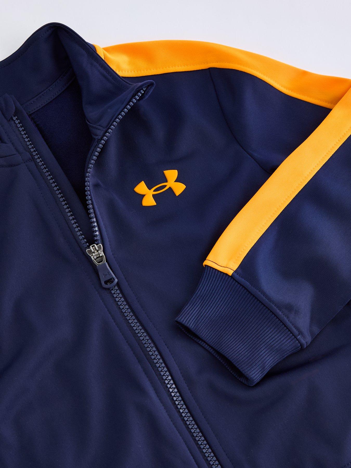 Image 4 of 4 of UNDER ARMOUR Boys Knit Tracksuit - Navy