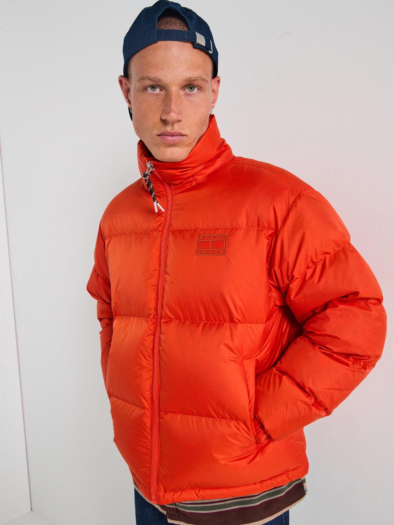 Tommy Jeans Alaska Ripstop Quilted Jacket - Orange