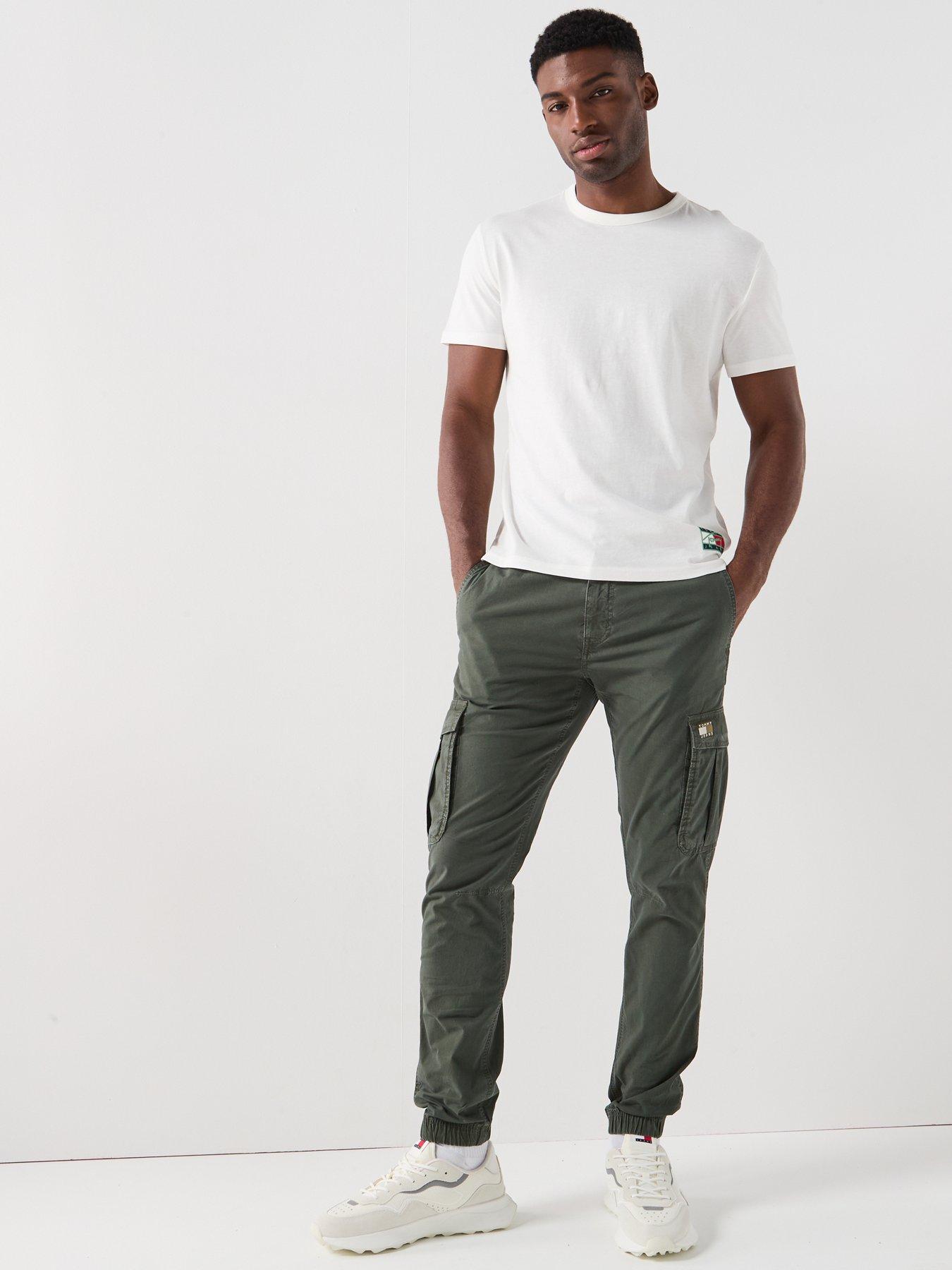 Image 3 of 6 of Tommy Jeans Back Logo Print T-Shirt - White