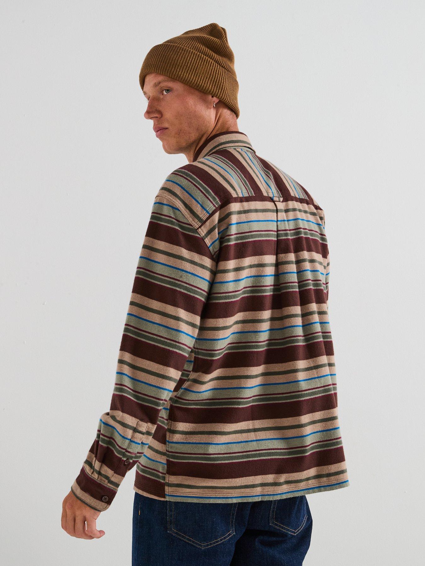 Image 2 of 6 of Tommy Jeans Utility Flannel Overshirt - Brown