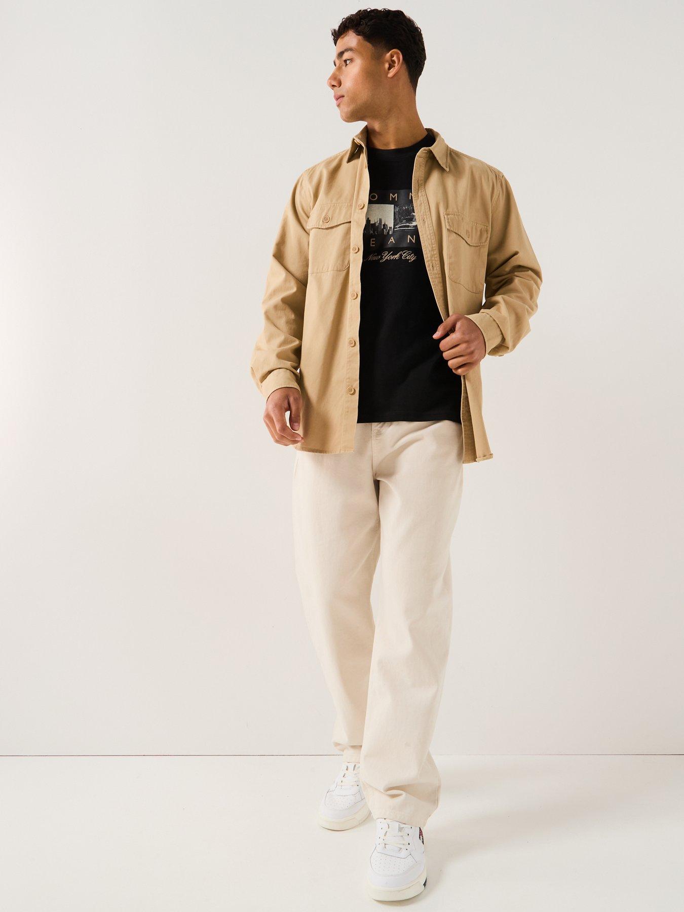  image of tommy-jeans-regular-photo-flag-t-shirt-black