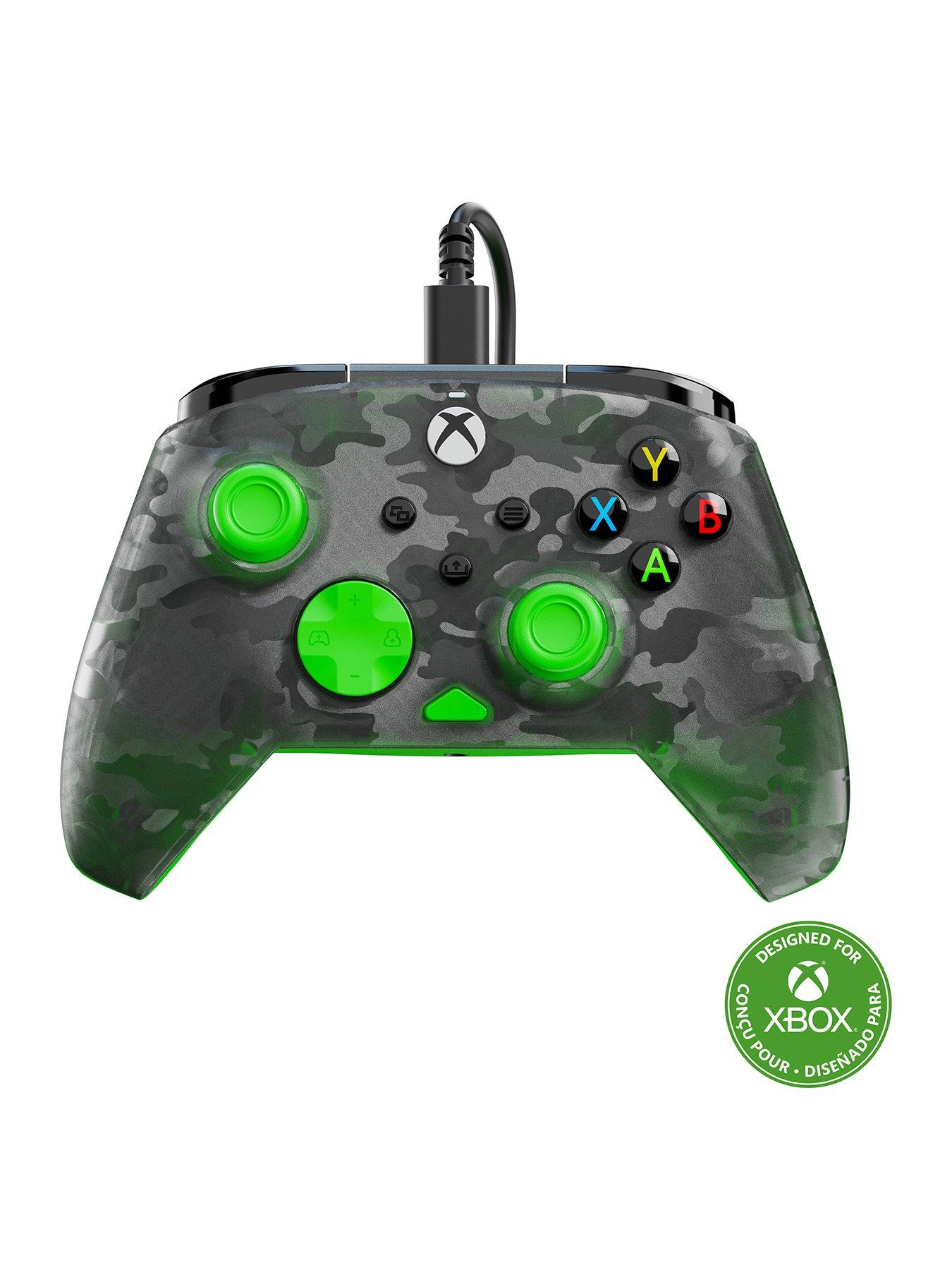 Turtle Beach Rematch Core Wired Controller XB, Ghost Camo Black & Green