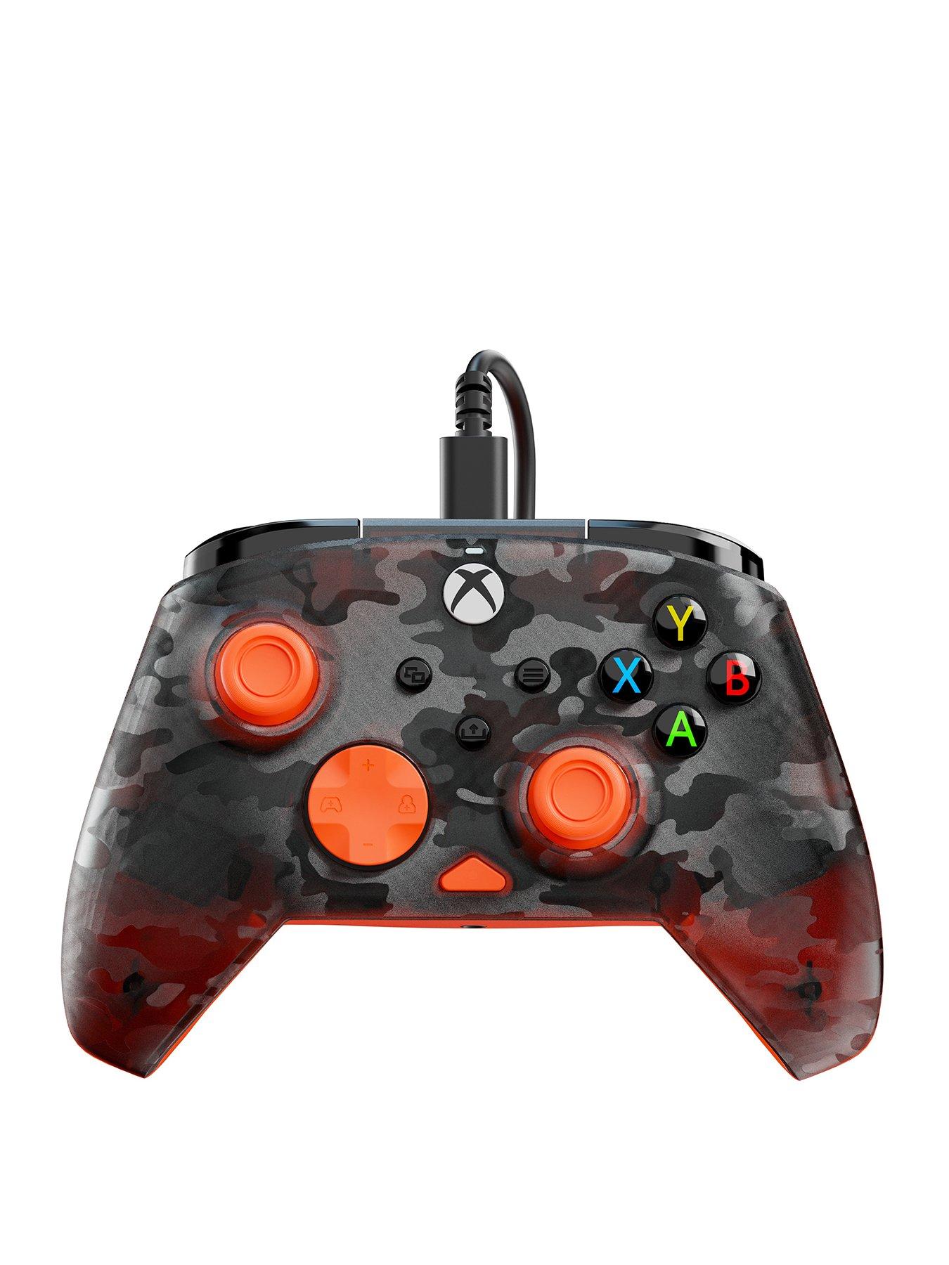 Turtle Beach Rematch Core Wired Controller XB, Ghost Camo Black & Orange