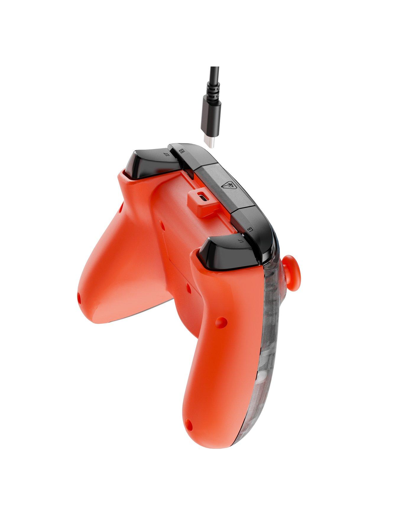  image of pdp-rematch-core-wired-controller-xb-ghost-camo-black-orange