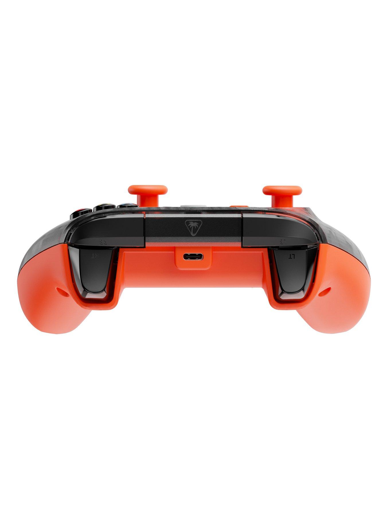 image of pdp-rematch-core-wired-controller-xb-ghost-camo-black-orange