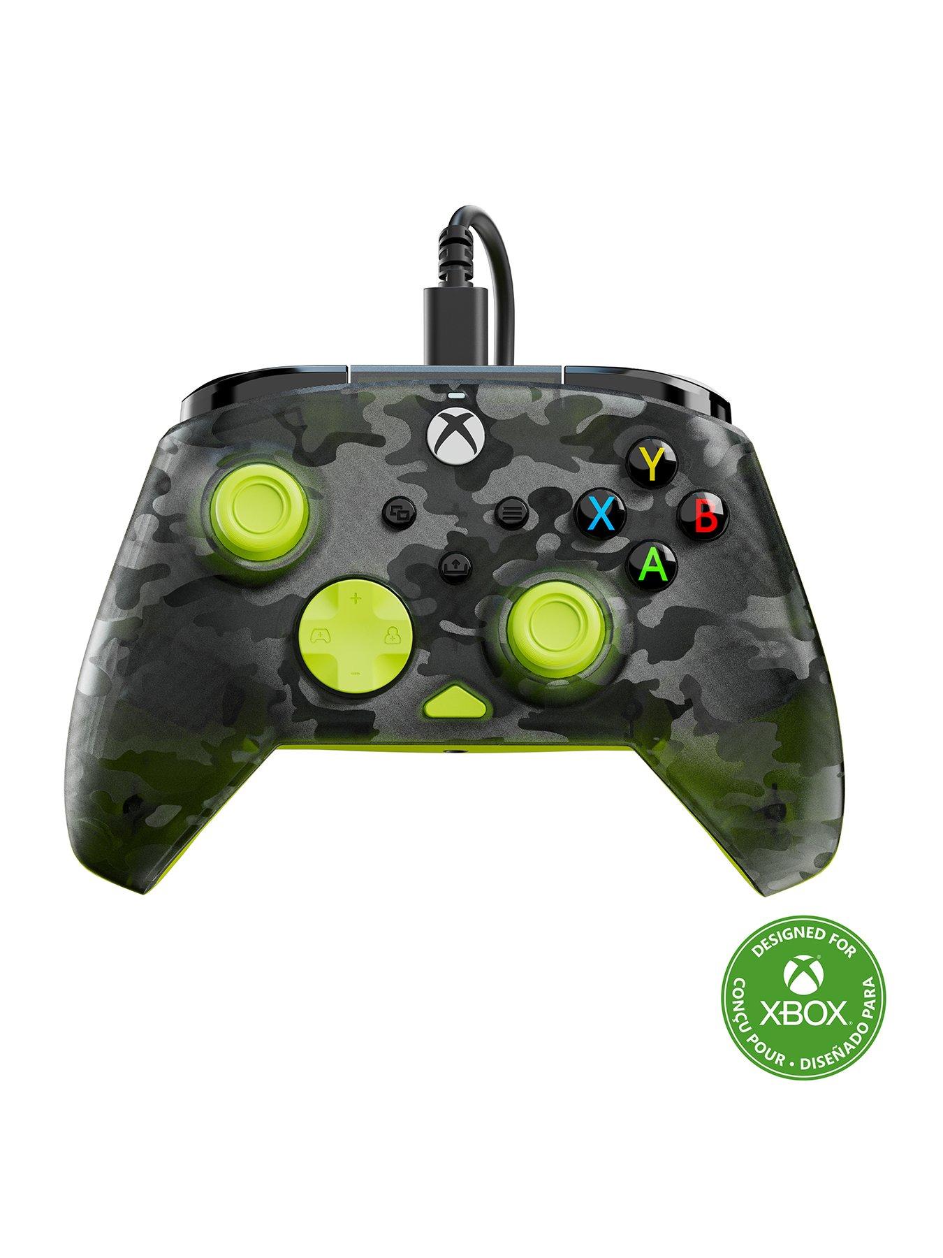 Turtle Beach Rematch Core Wired Controller XB, Ghost Camo Black & Yellow