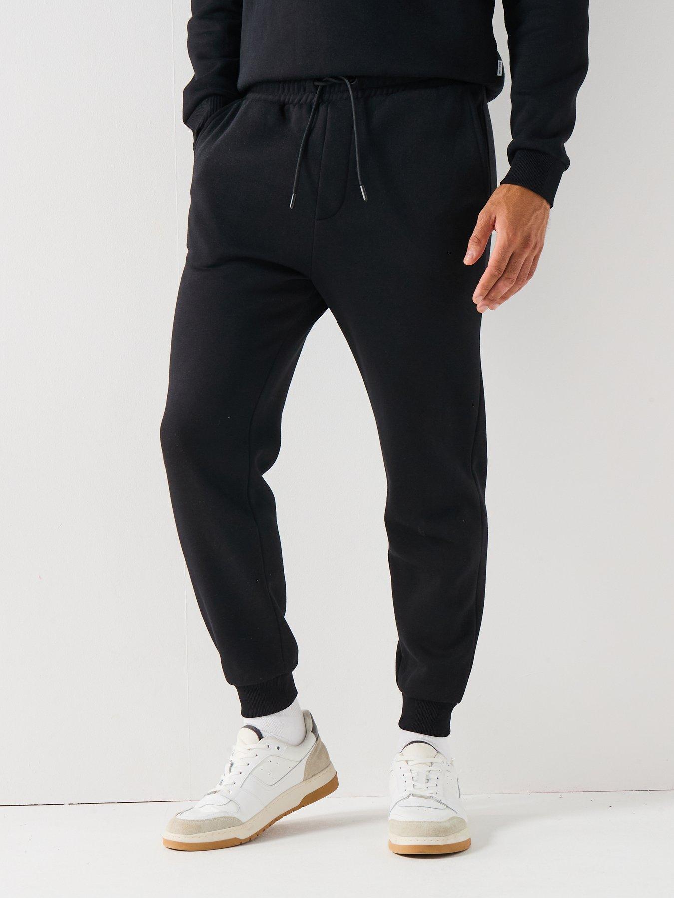 jack-jones-gordon-bradley-cuff-joggers-black