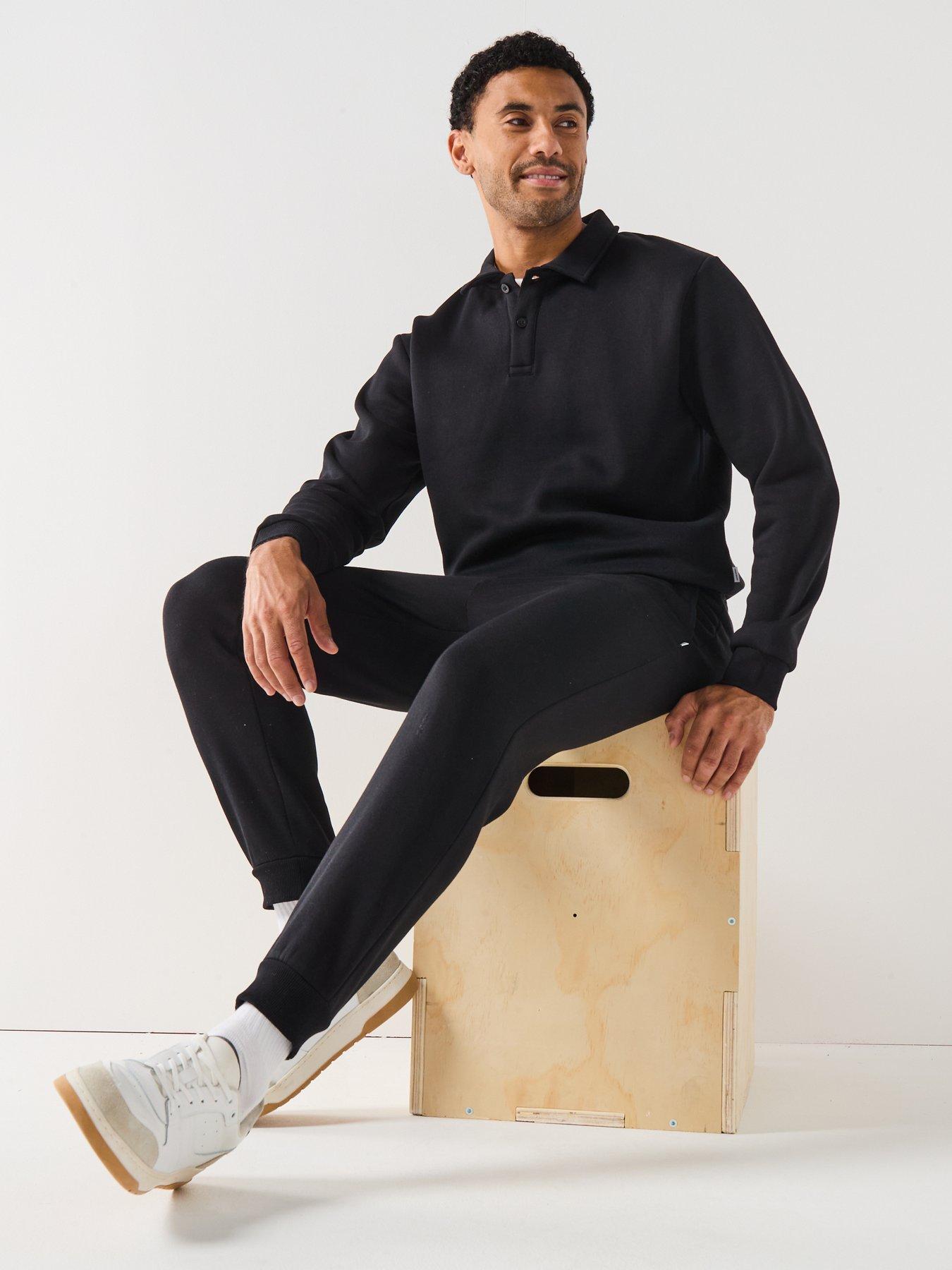 Image 3 of 5 of Jack & Jones Gordon Bradley Cuff Joggers - Black