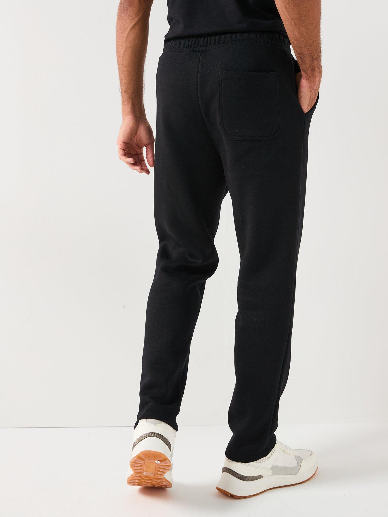  image of jack-jones-kane-bradley-open-joggers-black