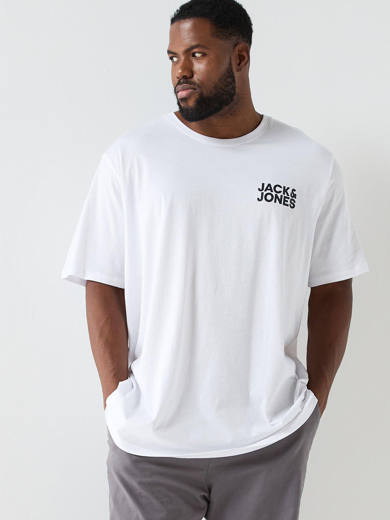 Jack & Jones Jack  &  Jones Plus Size Left Chest Graphic Logo T-shirt