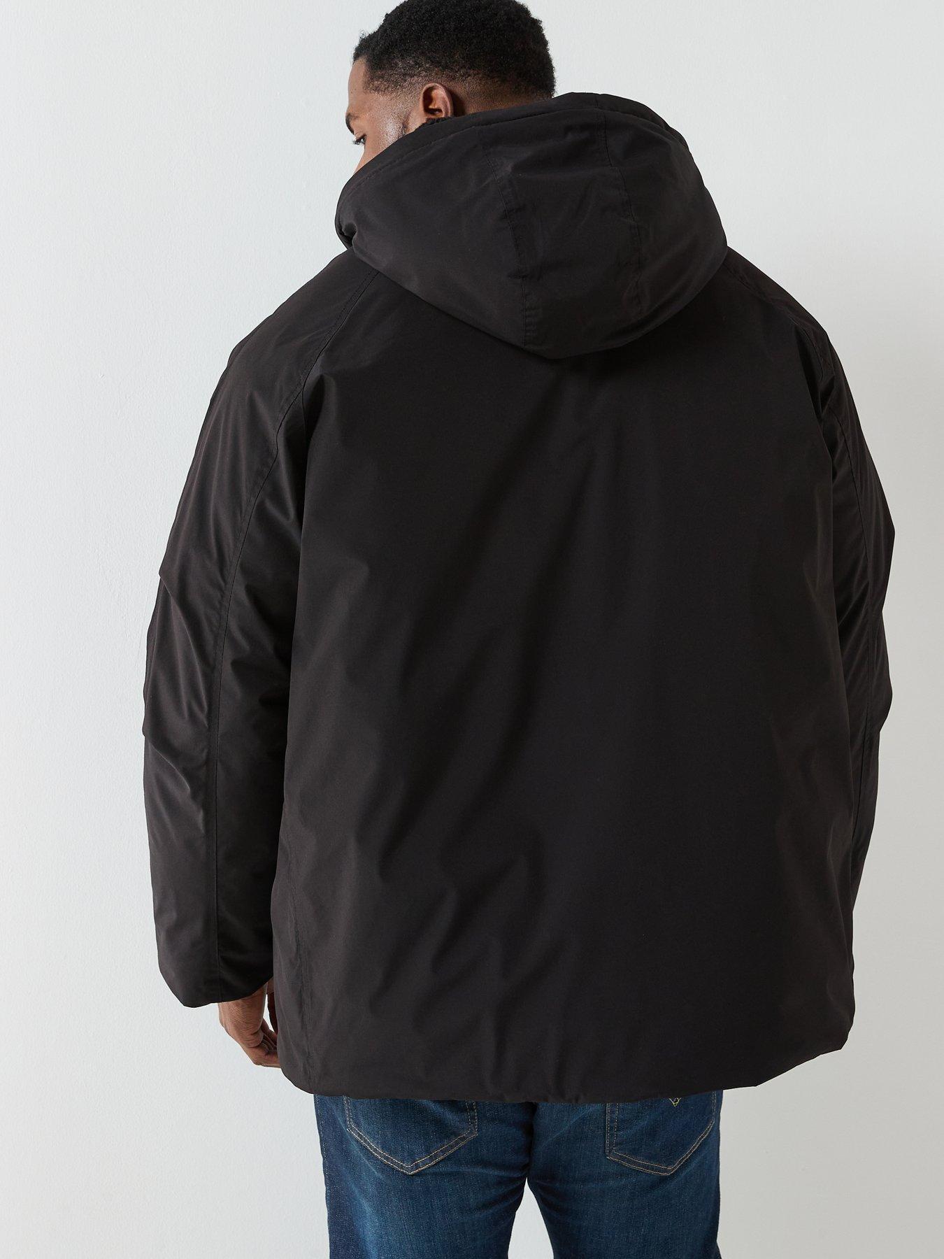  image of jack-jones-plus-size-wood-parka-coat-nbsp--black