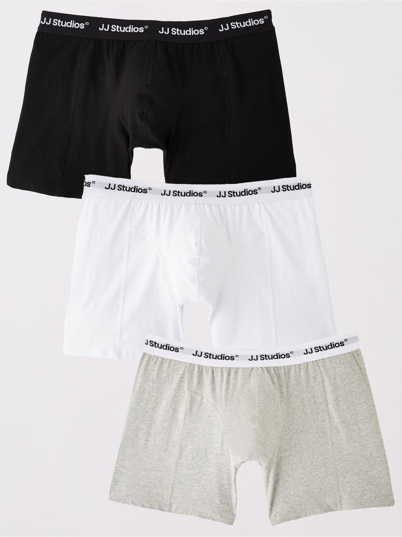 Jack & Jones Plus Size Soho 3-Pack Logo Waistband Trunks - Assorted