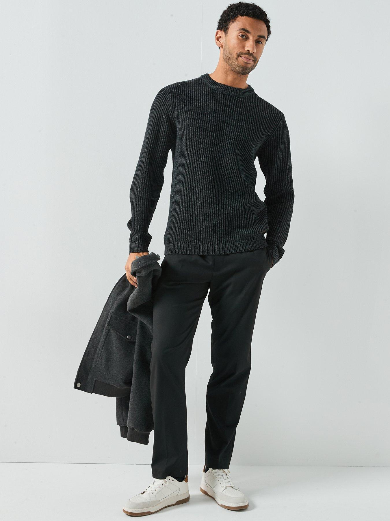 Image 6 of 6 of Jack & Jones Kane Edwin Smart Joggers - Black