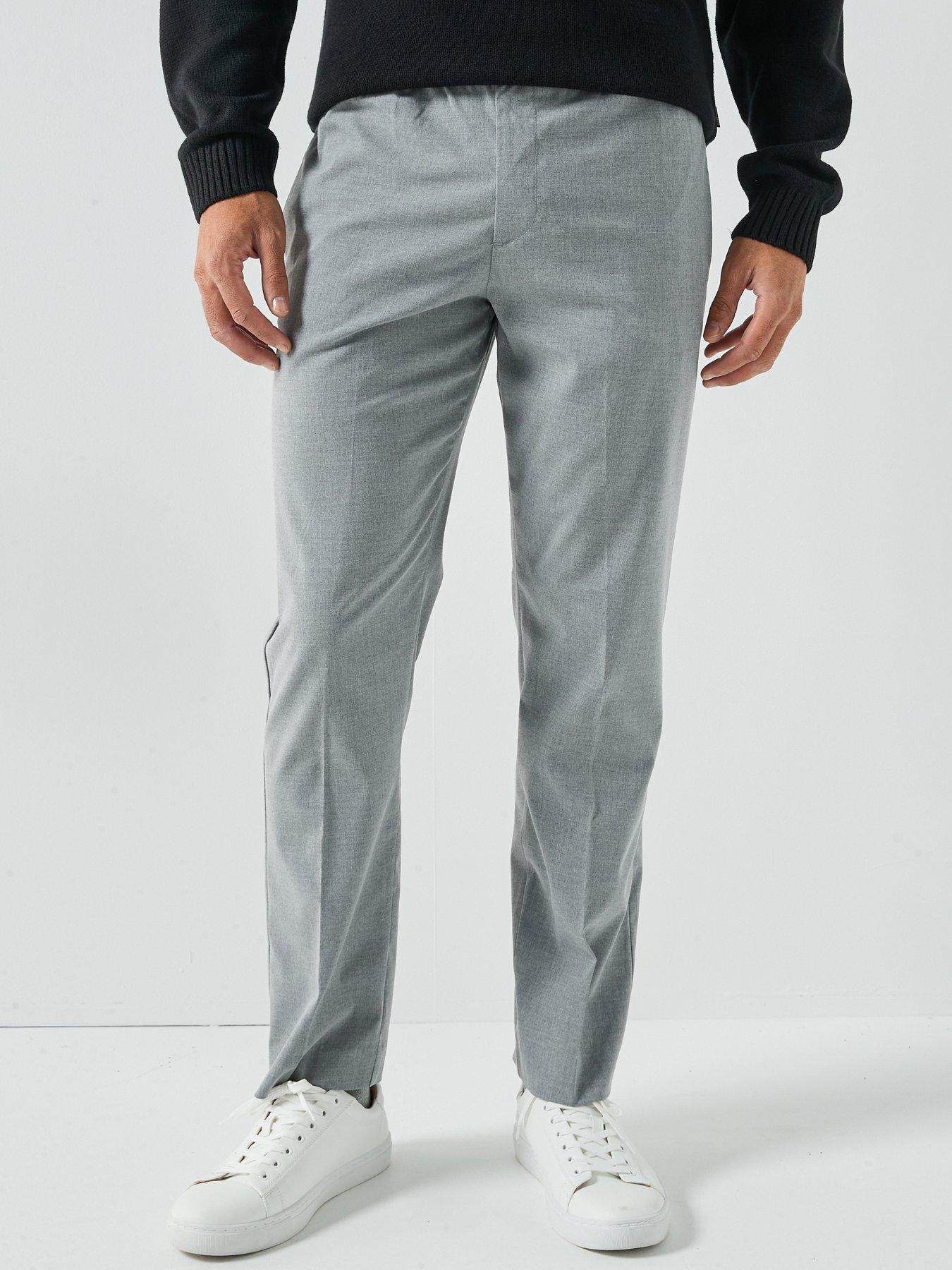 Jack & Jones Kane Edwin Elasticated Trouser - Grey
