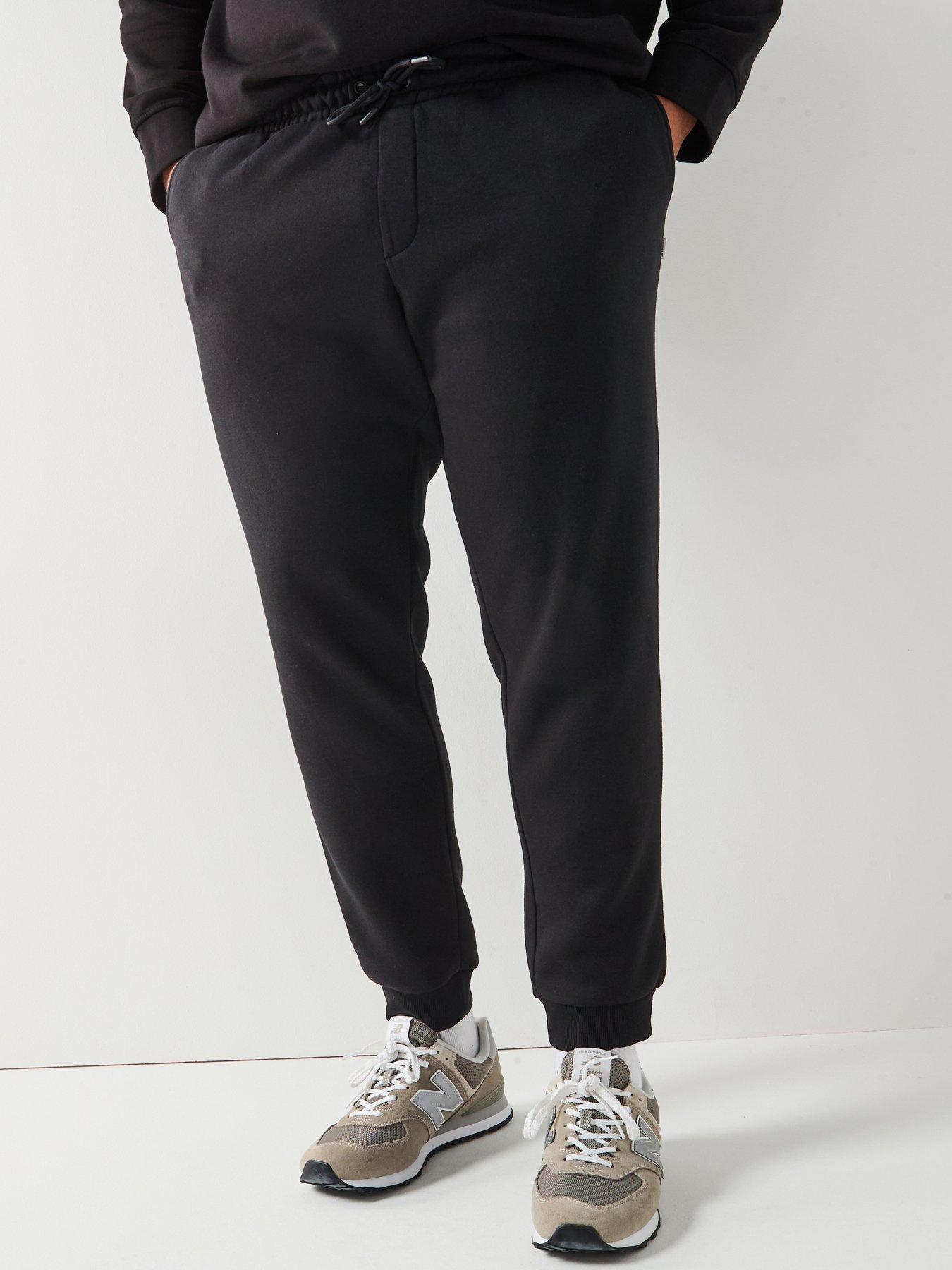 undefined Plus Size Gordon Bradley Cuff Joggers - Black