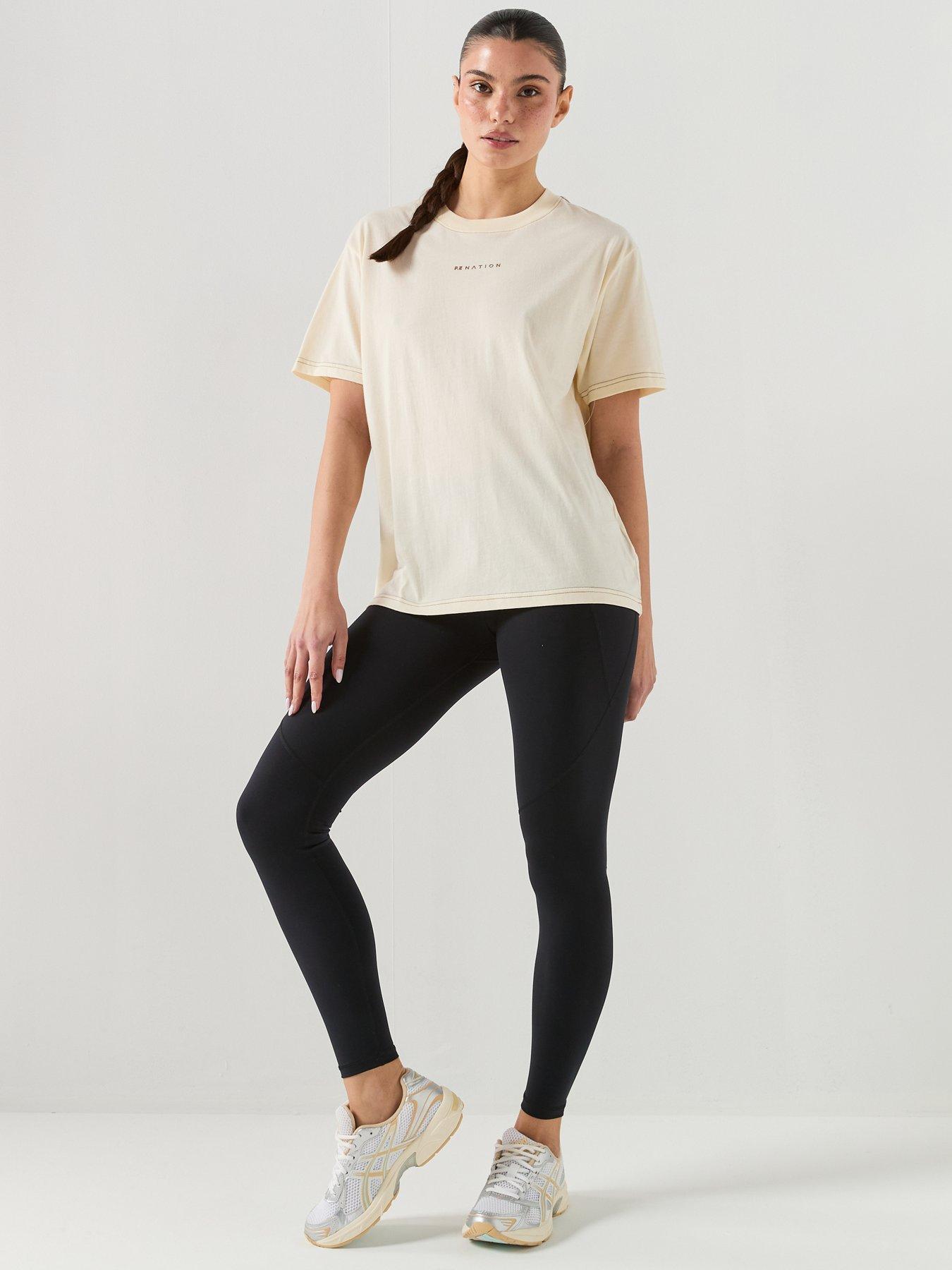 Image 3 of 5 of P.E Nation Womens Training Shift Tee - White