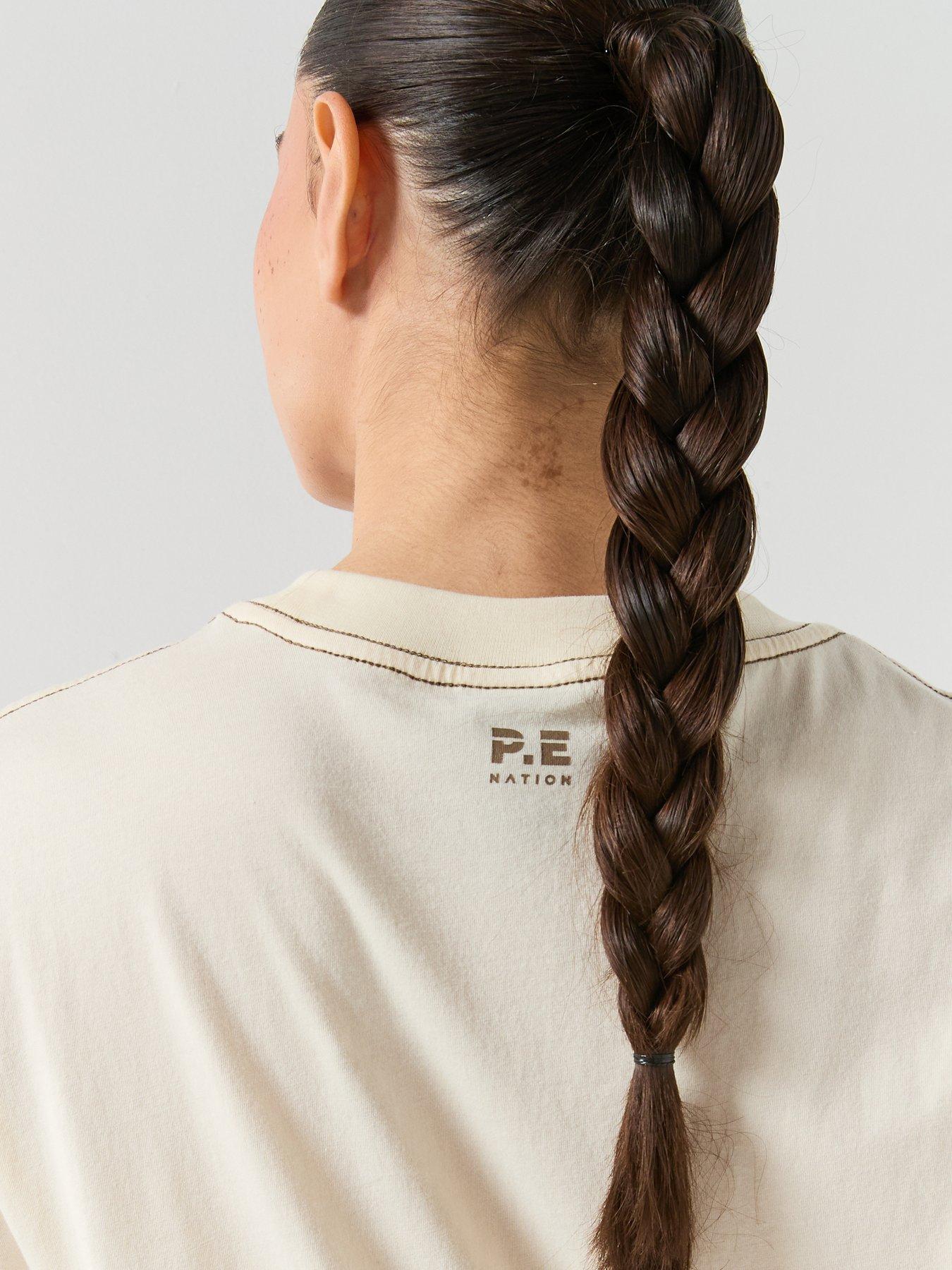 Image 4 of 5 of P.E Nation Womens Training Shift Tee - White