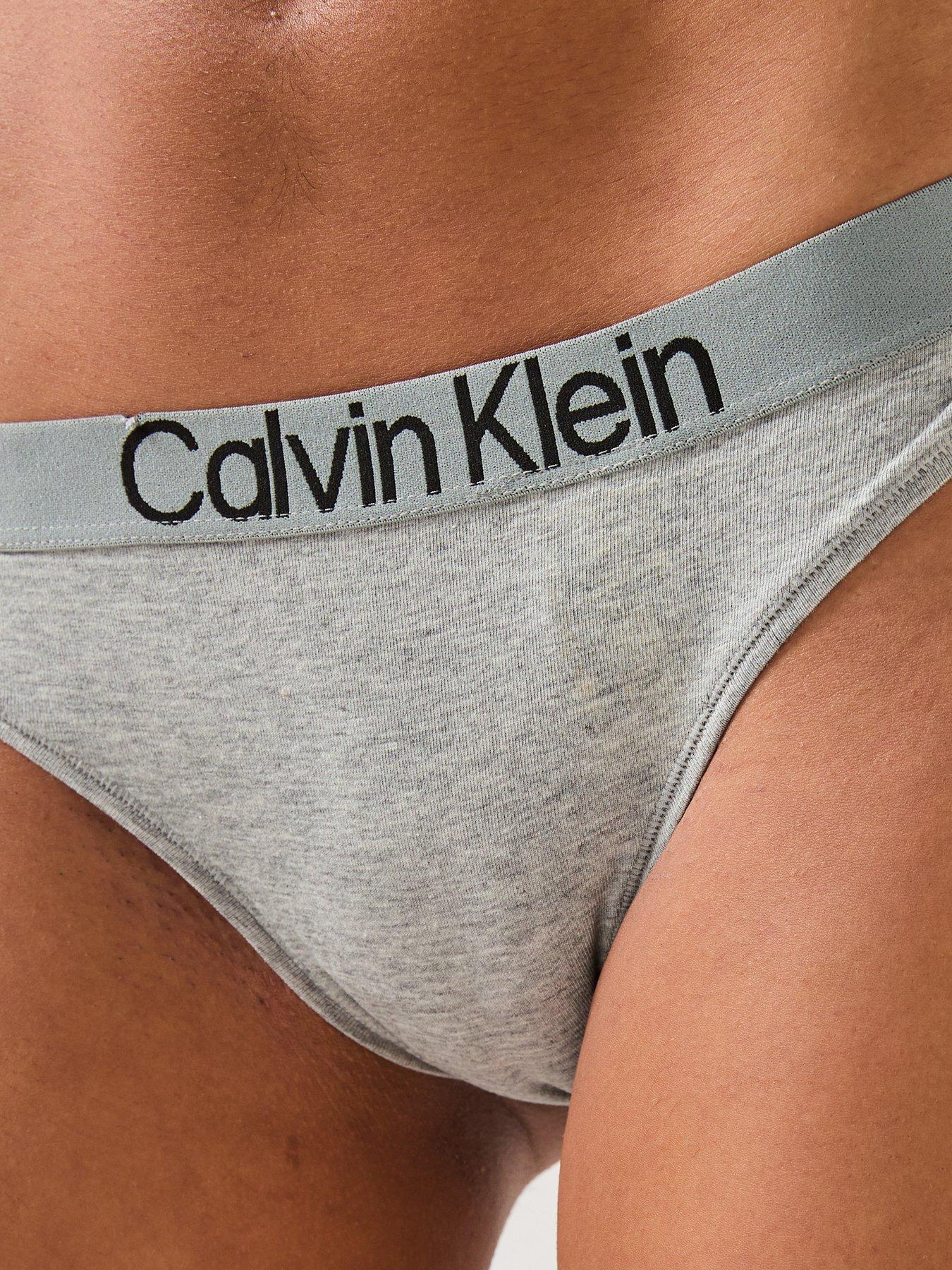  image of calvin-klein-thongs-grey