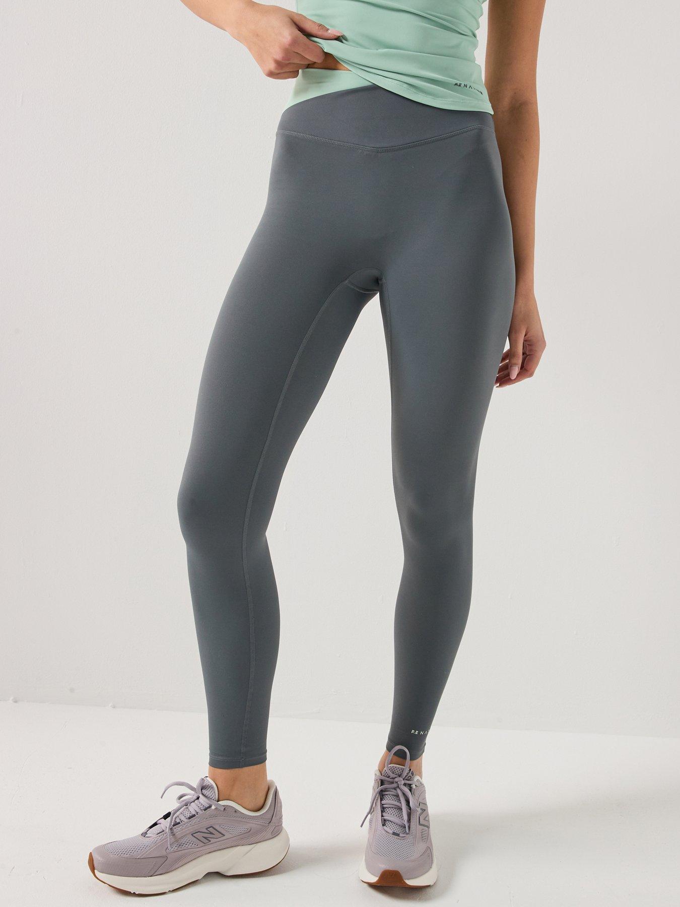 P.E Nation Womens Training Wander Full Length Leggings - Grey