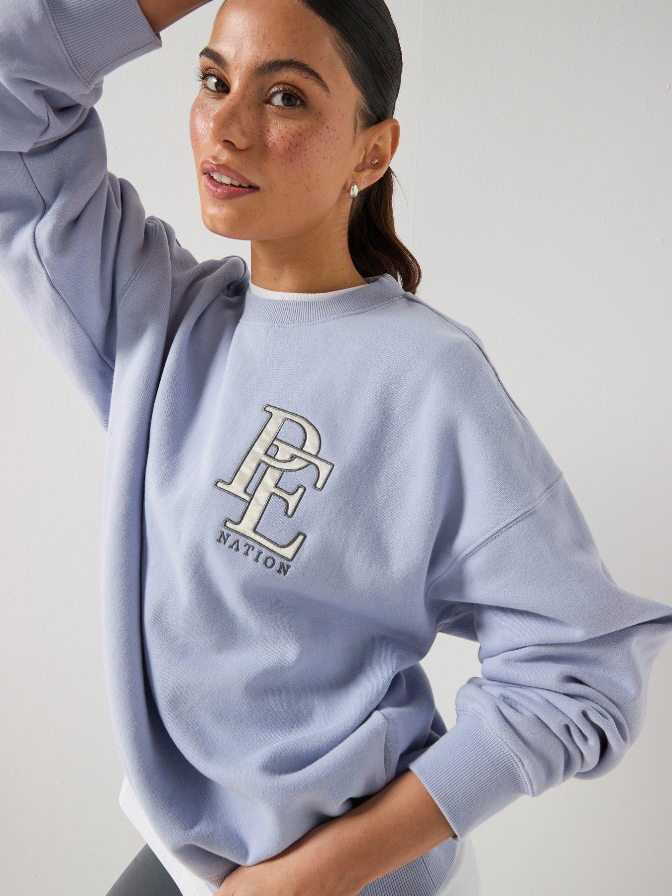 P.E Nation Womens Training Summit Long Sleeve Sweatshirt - Blue