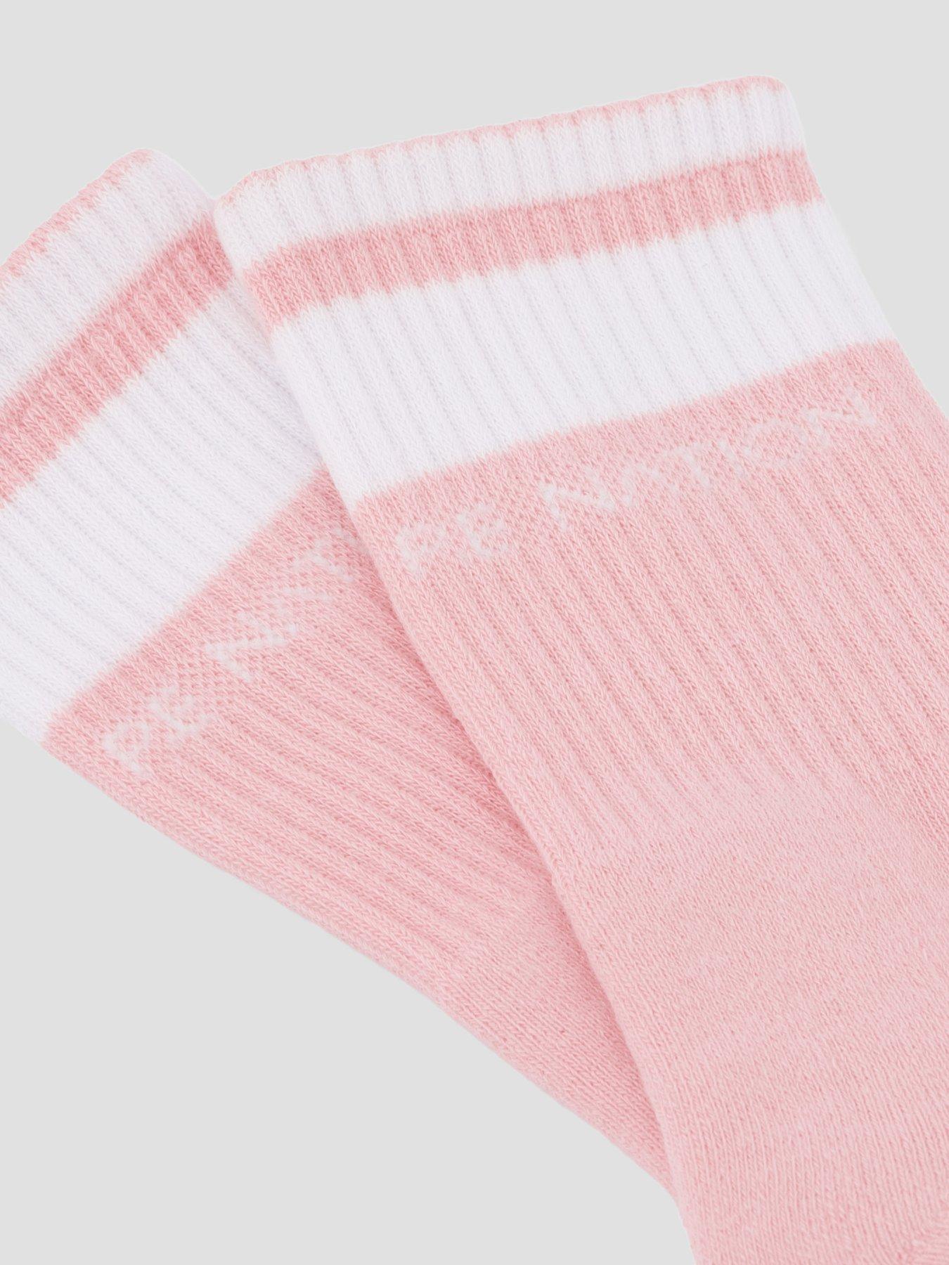 Image 3 of 4 of P.E Nation Womens Training Homage Socks - Pink