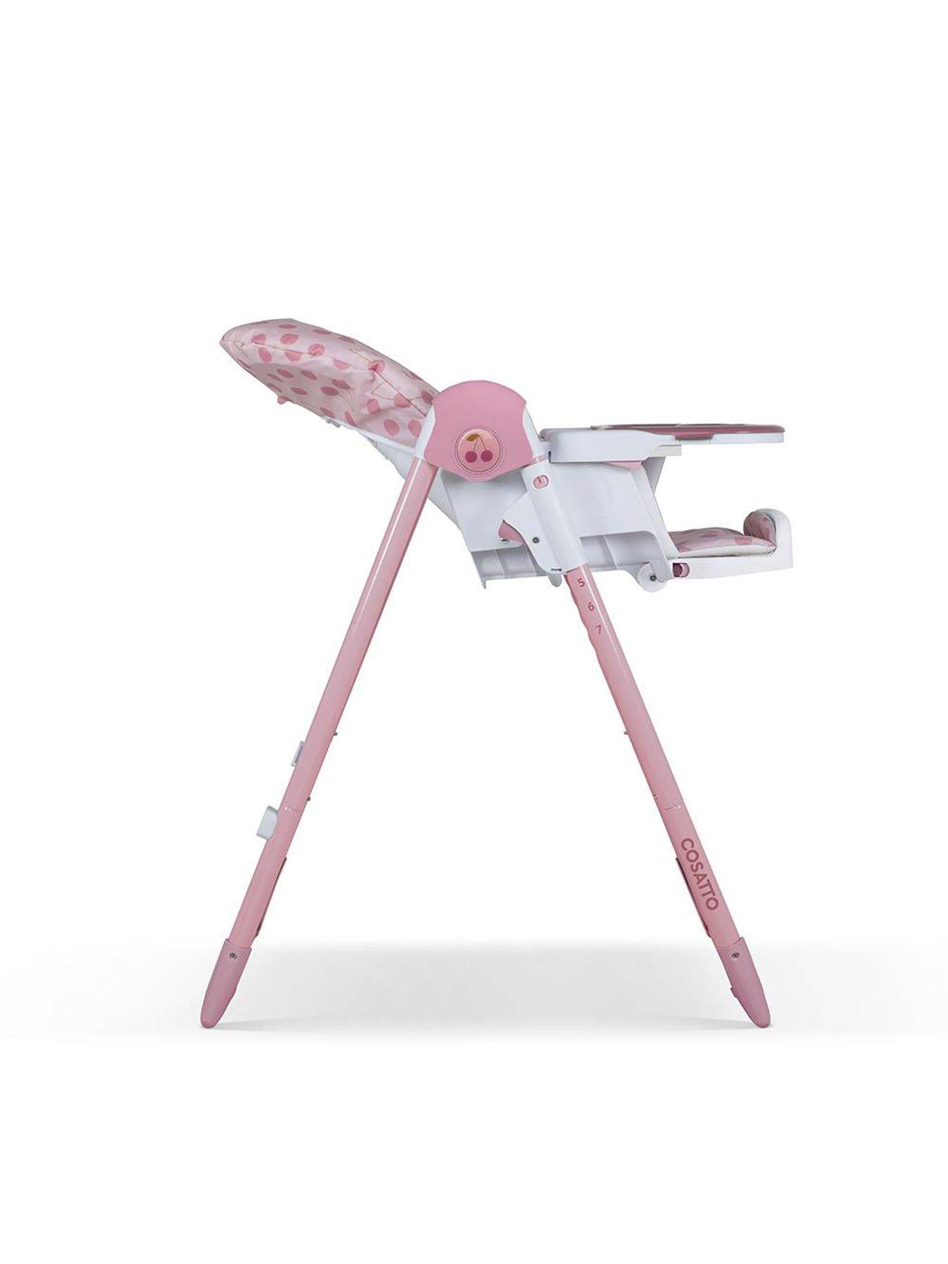 Image 4 of 7 of Cosatto Pip 0+ Highchair, adjustable with Newborn Recline (Birth-15kg) - Cherry Pie